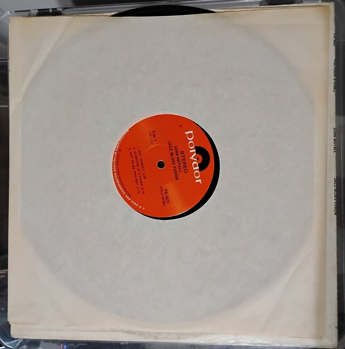 John Mayall – Jazz Blues Fusion-(Live) Vinyl LP PD 5027 VG+ – Play Tested
