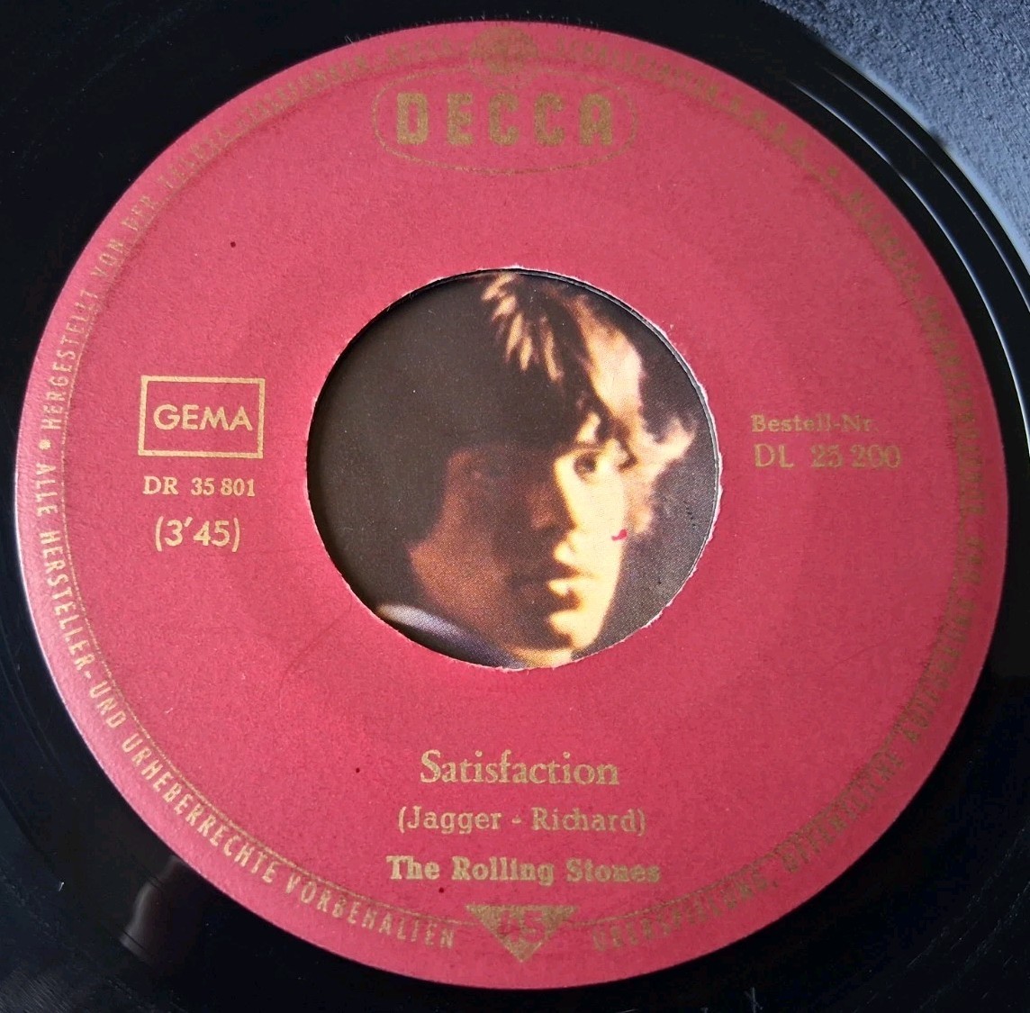 The Rolling Stones – Satisfaction / The Under Assistant 45 – 1965 Decca Germany