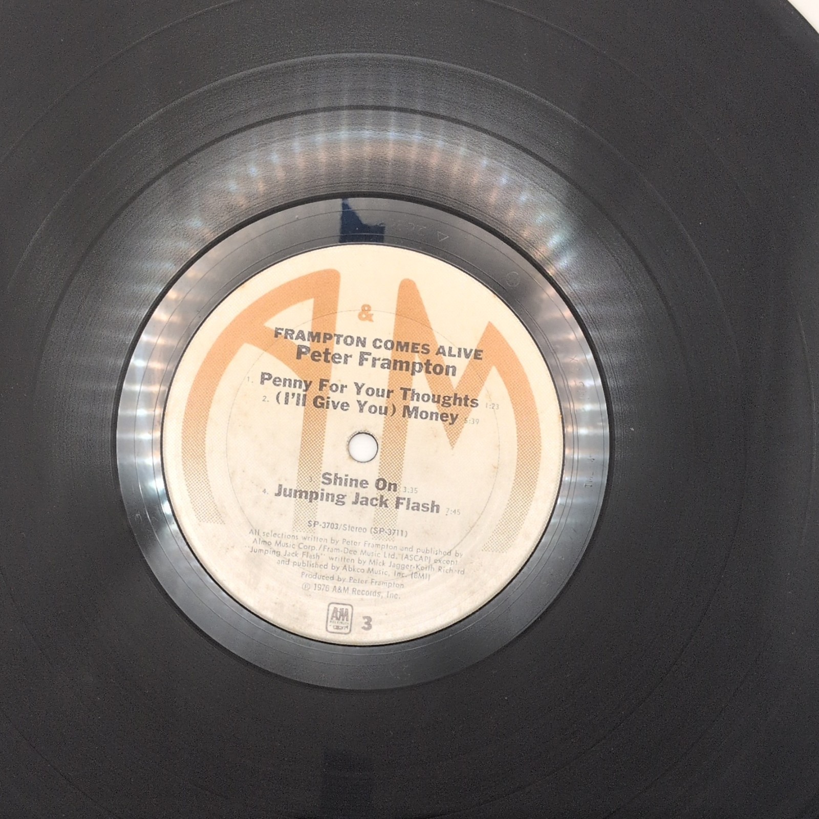 Peter Frampton Frampton Comes Alive! 2LP A&M Records 1976 Rock 12″ 33 RPM