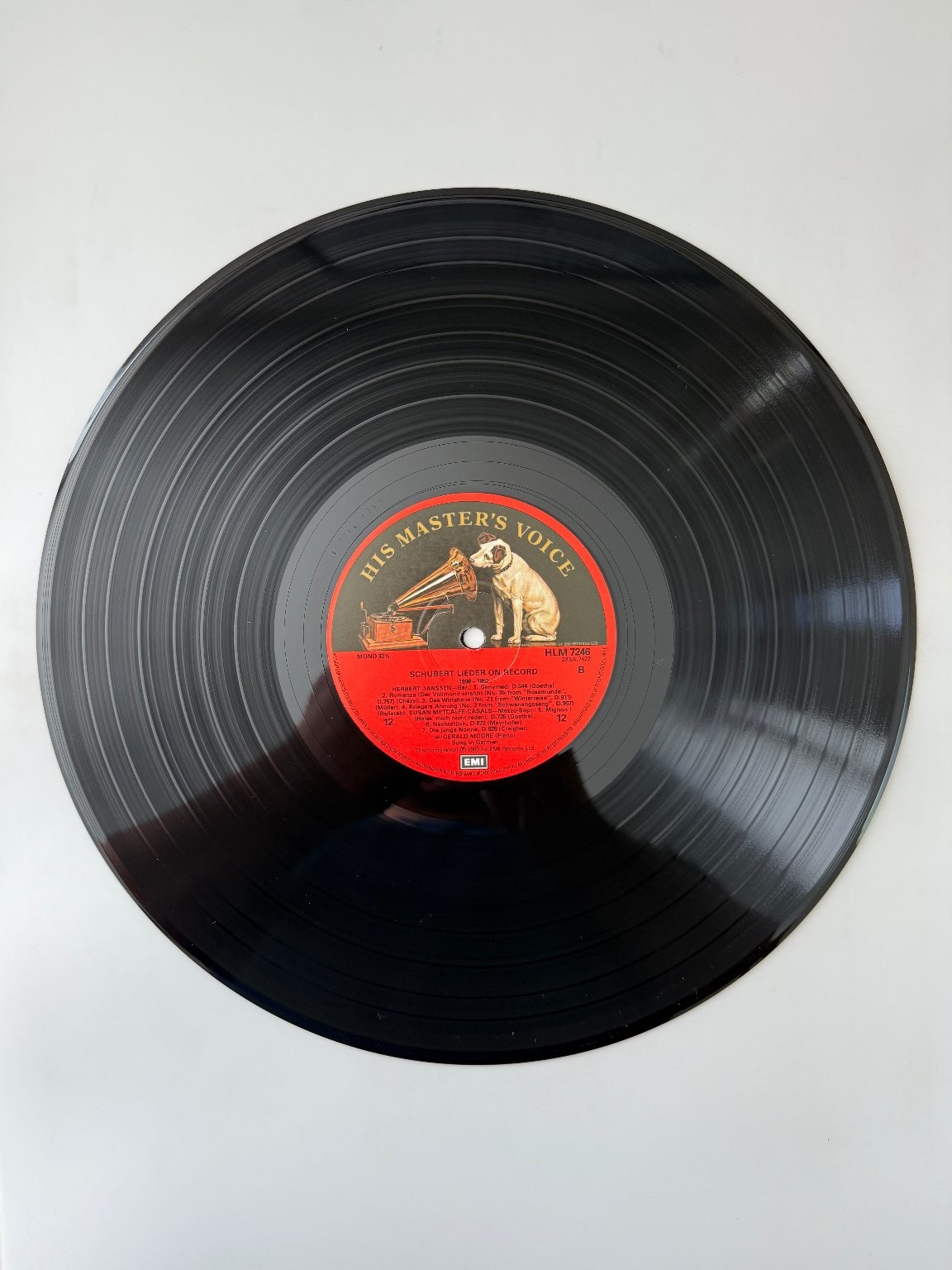 Schubert Lieder on Record 12″ LP Set 1982 Limited Edition EMI Classical 33RPM