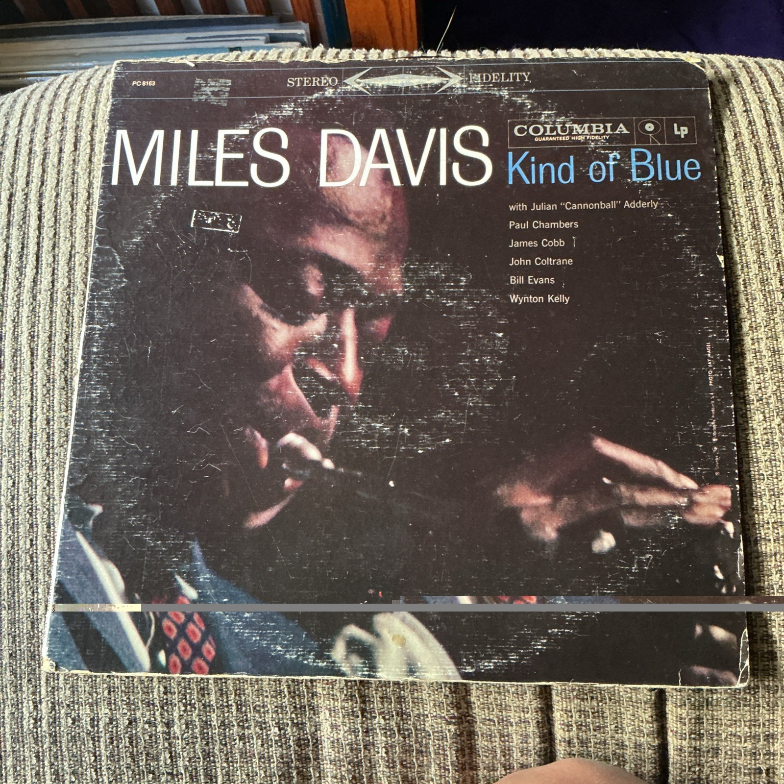 MILES DAVIS KIND OF BLUE 1970 REISSUED LP COLUMBIA PRINT VINTAGE VINYL 5TRX