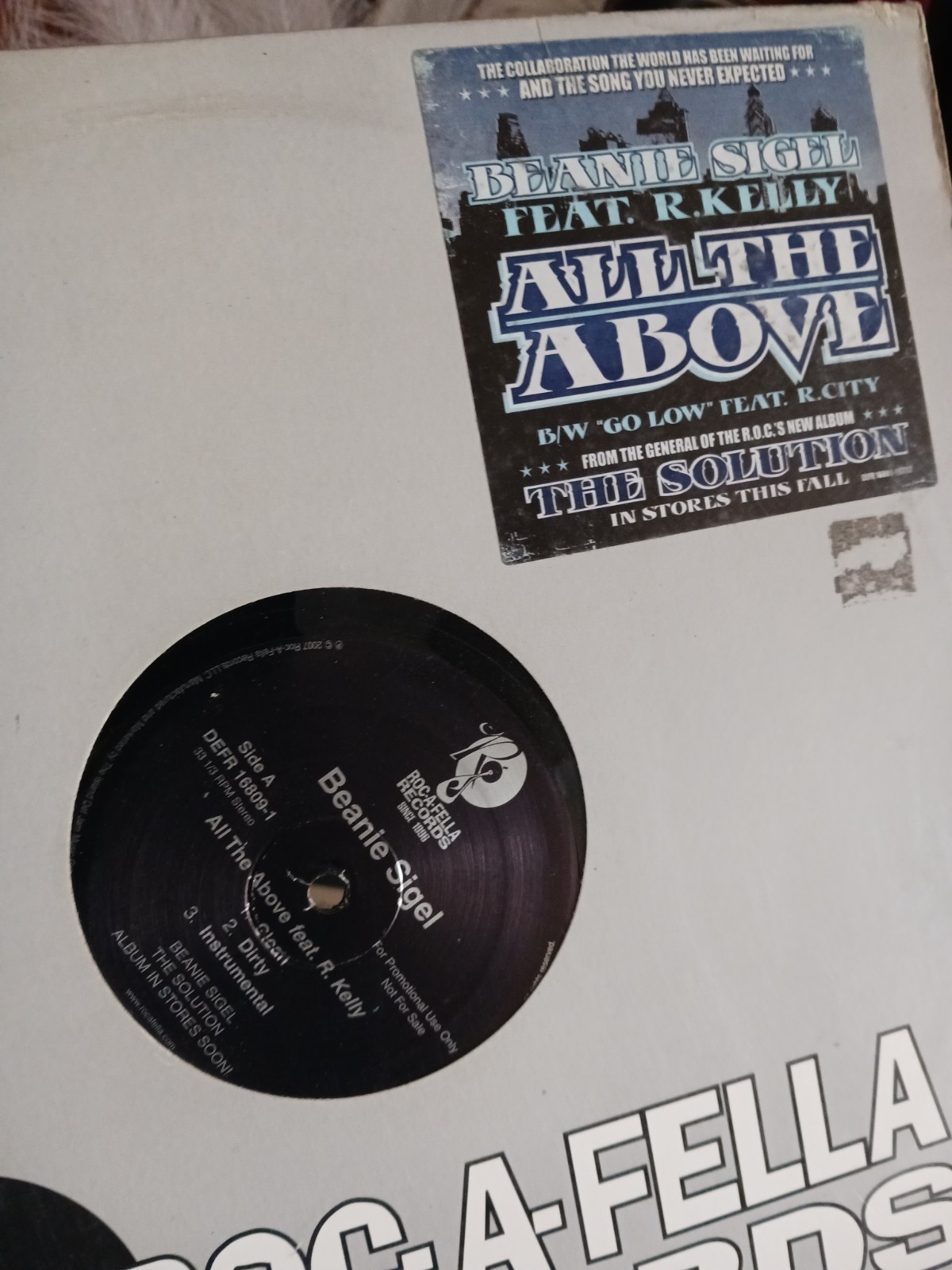 BEANIE SIGEL VINYL STYLES P DIDDY R KELLY STATE PROPERTY JAY Z KANYE CAMRON LOX