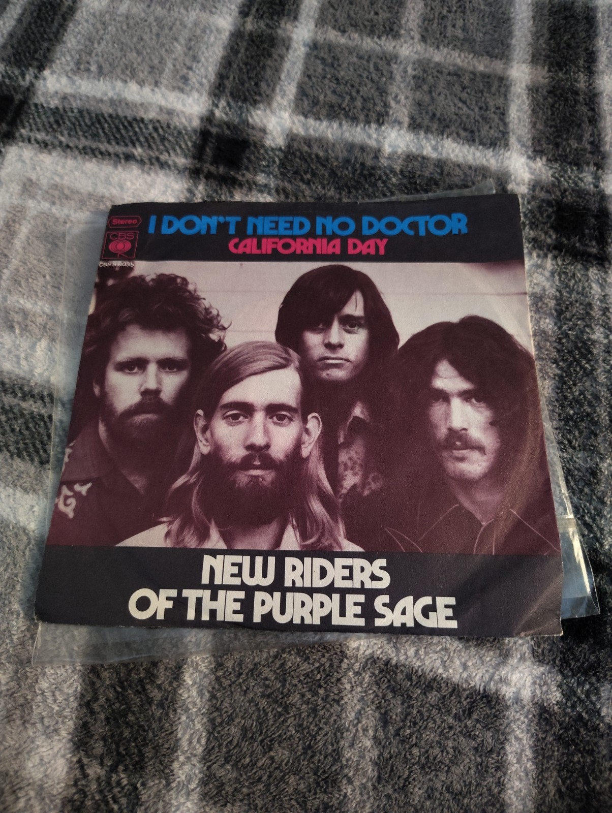 45 NEW RIDERS Of The Purple Sage I Don’t Need No Doctor CBS German Import Pic Sl