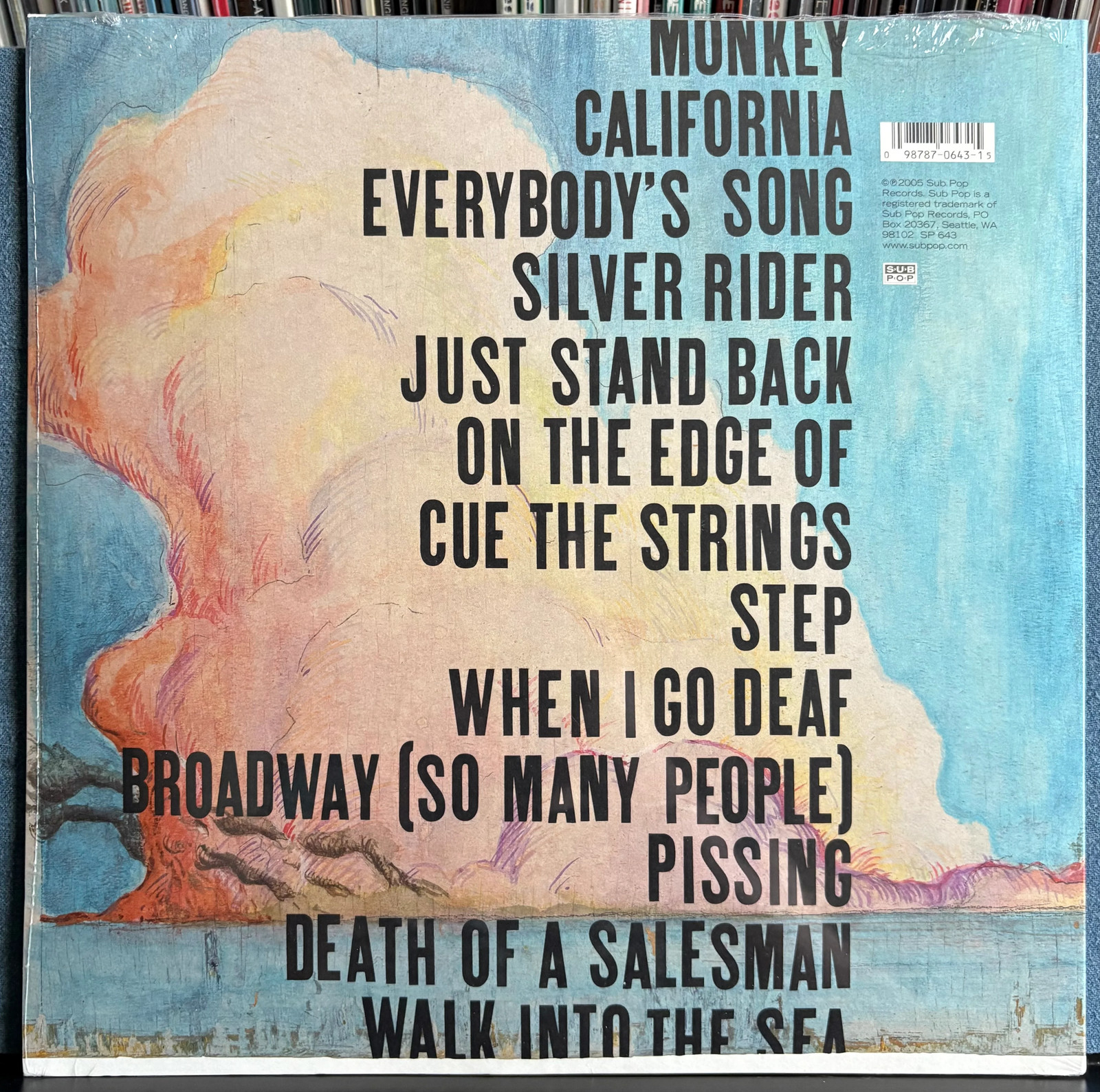 LOW THE GREAT DESTROYER-SEALED ORIG 2005 SUB POP 2xLP w/HYPE STICKERS~INDIE ROCK