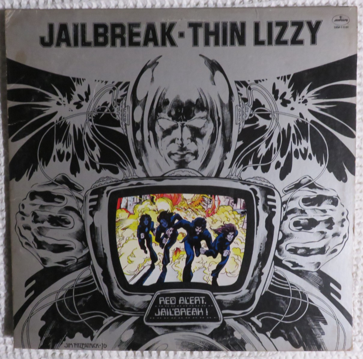 Thin Lizzy Jailbreak 1976 Mercury SRM-1-1081 1st Pitman Pressing NM Nice Copy