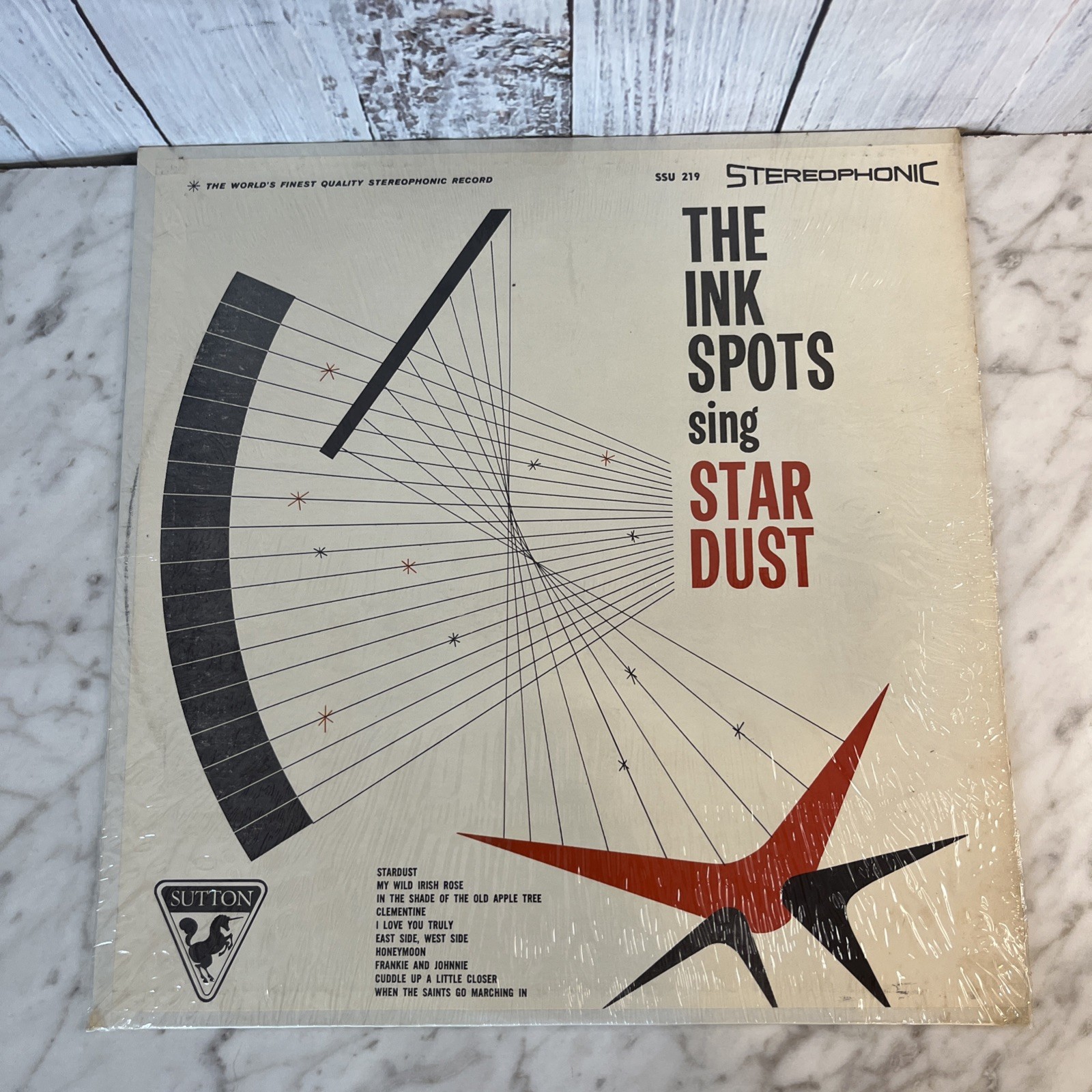 The Ink Spots Sing Star Dust LP Record Sutton Stereophonic Record Unbreakable
