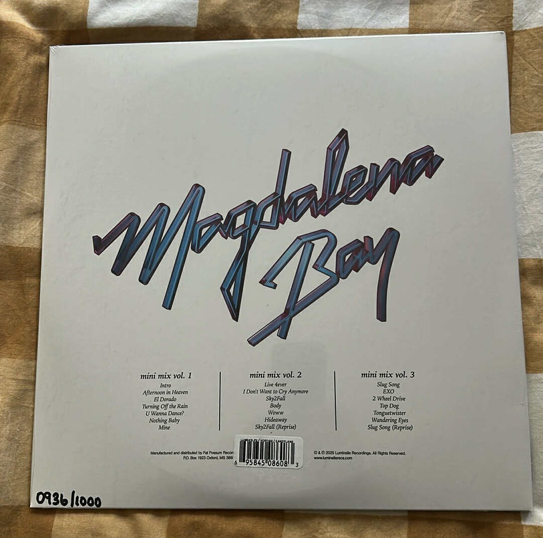 Magdalena Bay Mini Mix Vol 1-3 VV Exclusive X/1000 Candyland Swirl LP SHIPS NOW