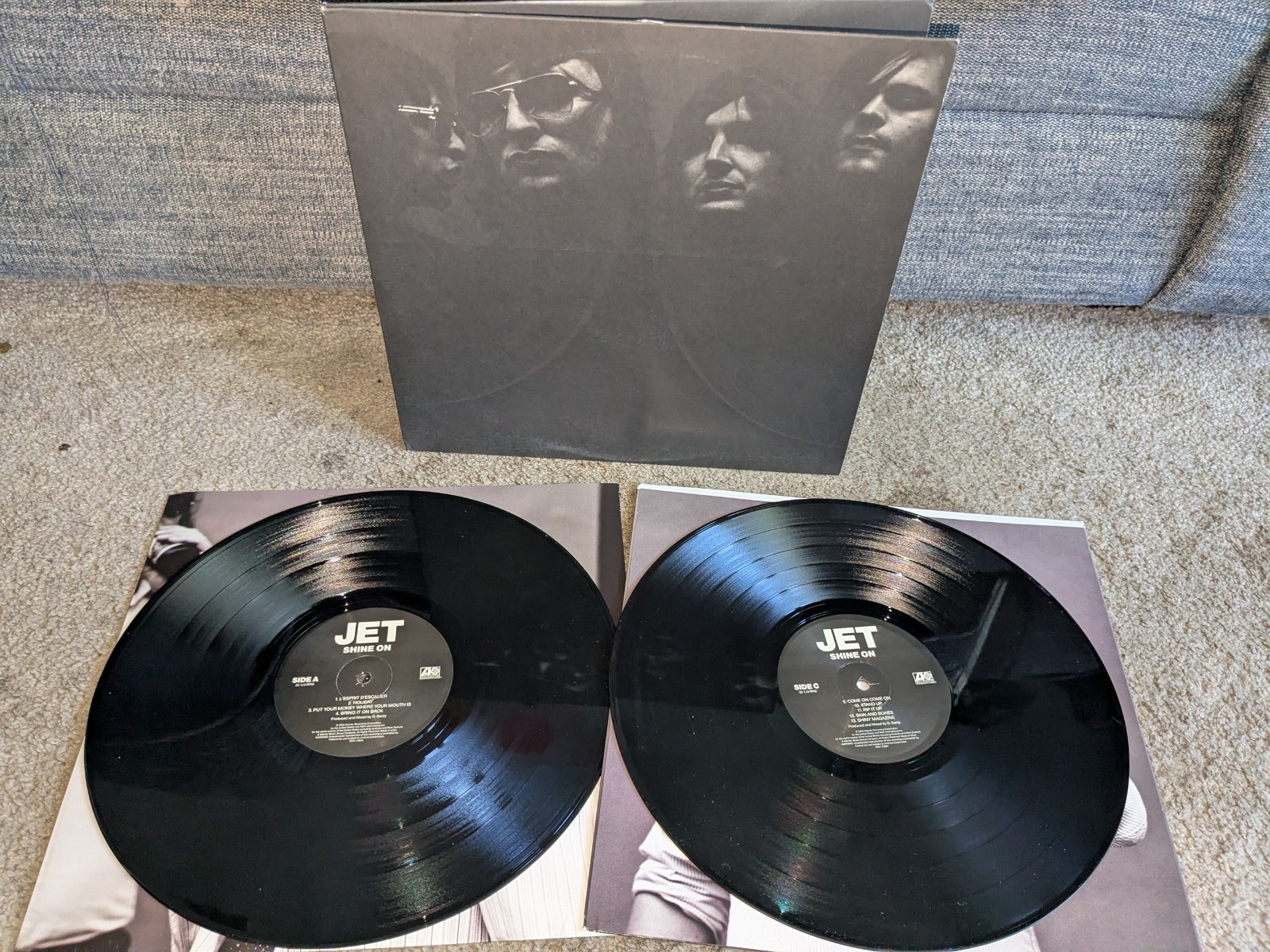 Jet – SHINE ON – Vinyl 2 LP – VG+ Wax! Rare Album!!