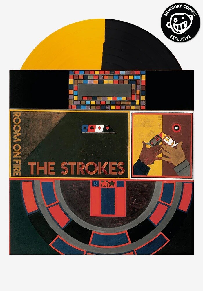 The Strokes – Room On Fire – Newbury Comics Vinyl – Half Gold Split – Numbered