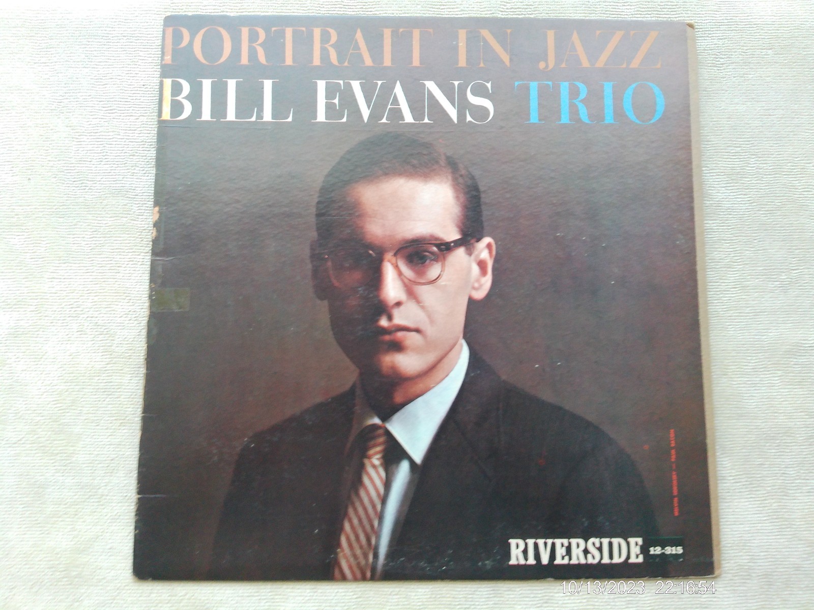 BILL EVANS TRIO PORTRAIT IN JAZZ ORIG. RIVERSIDE 12-315 “AB” ETCHED DG