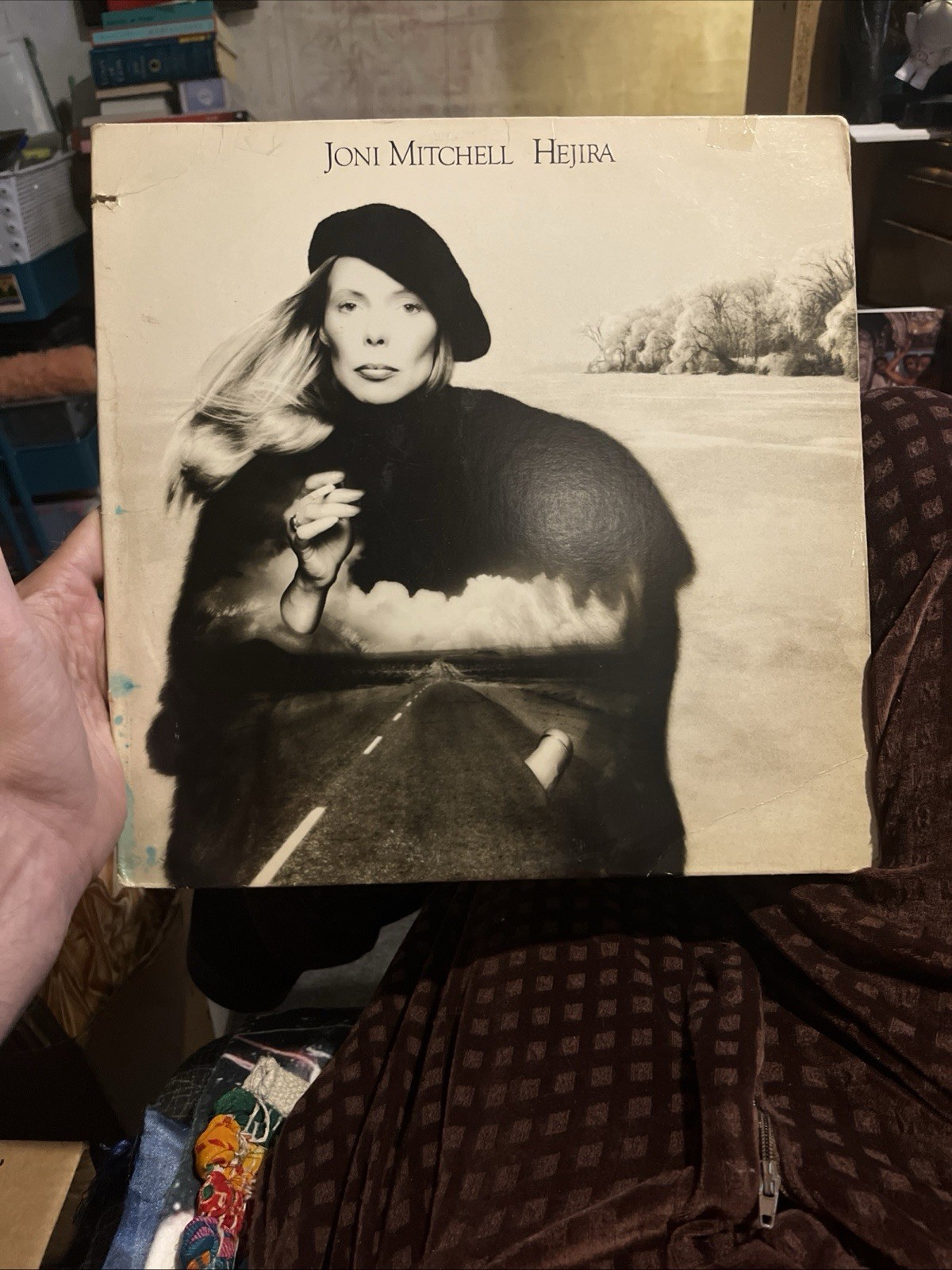 JONI MITCHELL – HEJIRA VINYL LP – 1976 UK Pressing – Asylum Records – K.53053