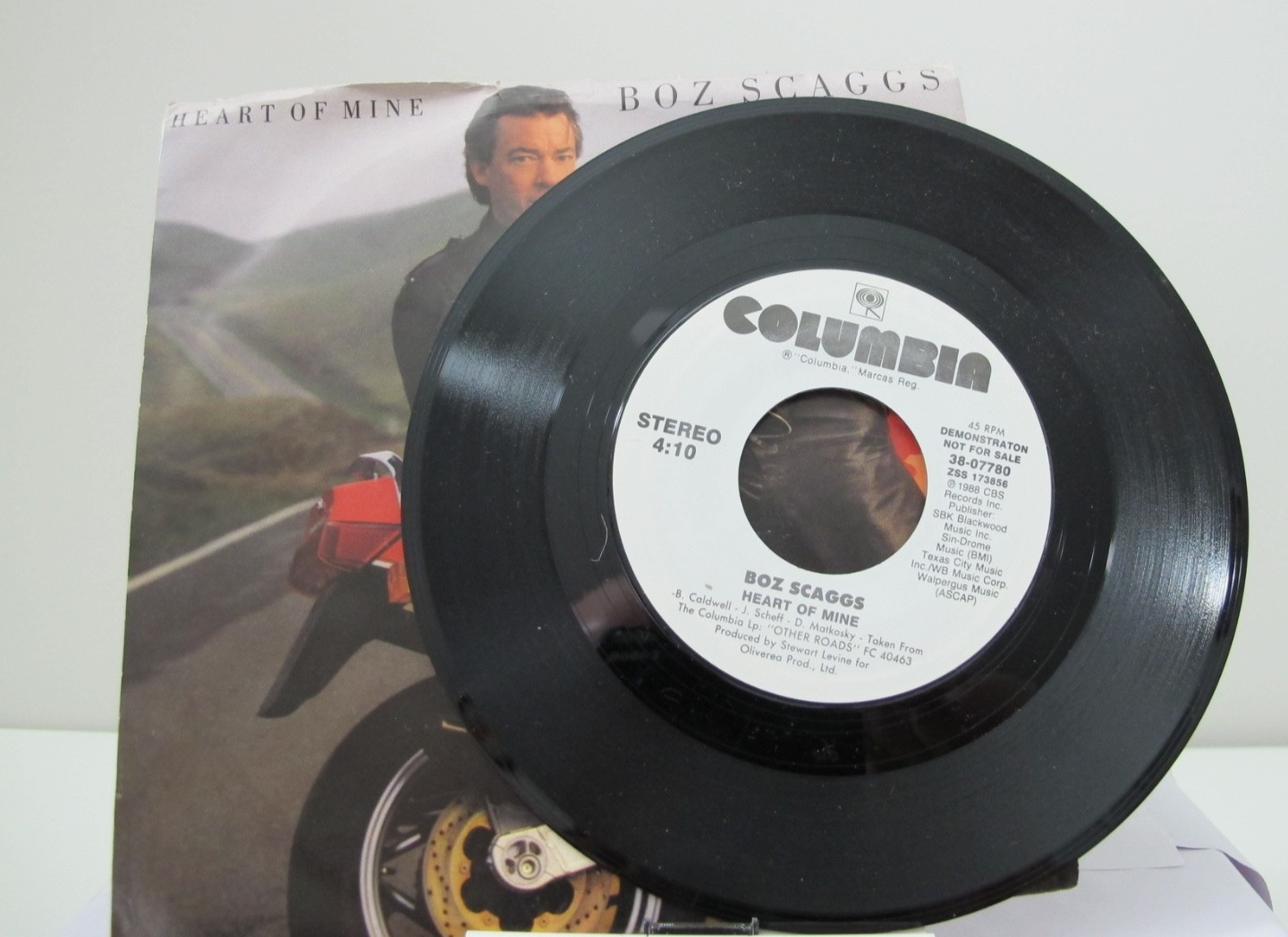 45 RECORD – BOZ SCAGGS – HEART OF MINE