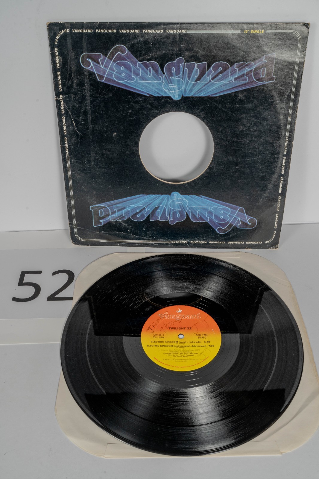 Twilight 22 Electric Kingdom 1983 12″ Vinyl Single Vanguard SPV 68 Herbie Powers