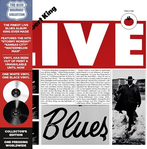 Albert King – Albert Live [New Vinyl LP] Colored Vinyl, Ltd Ed, White, Rmst, Del