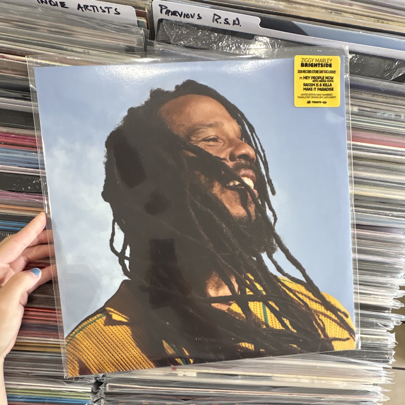 Ziggy Marley Brightside Vinyl LP Reggae Tuff Gong 2022 Release