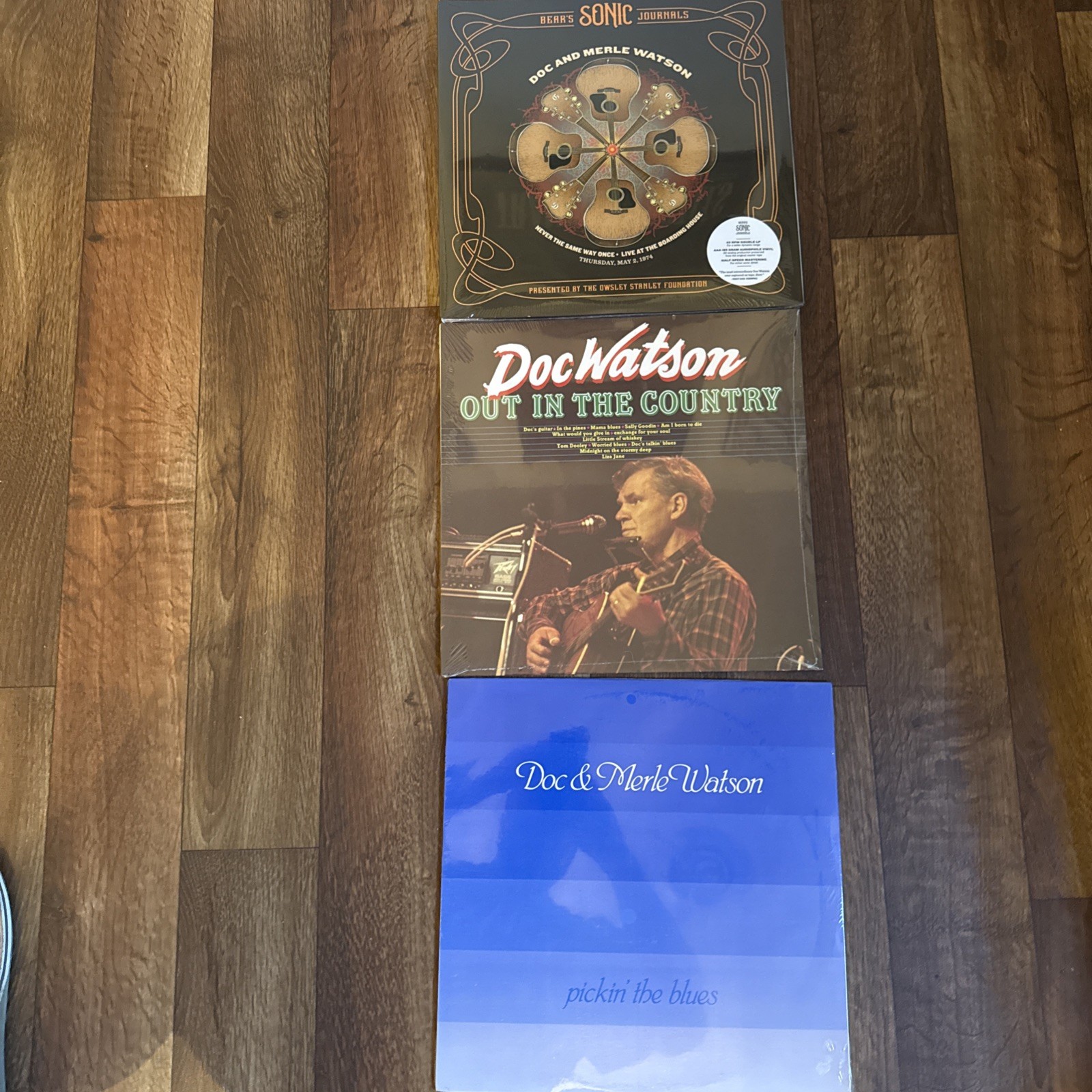 Doc Watson / Sealed Folk Vinyl Lot/4 LP