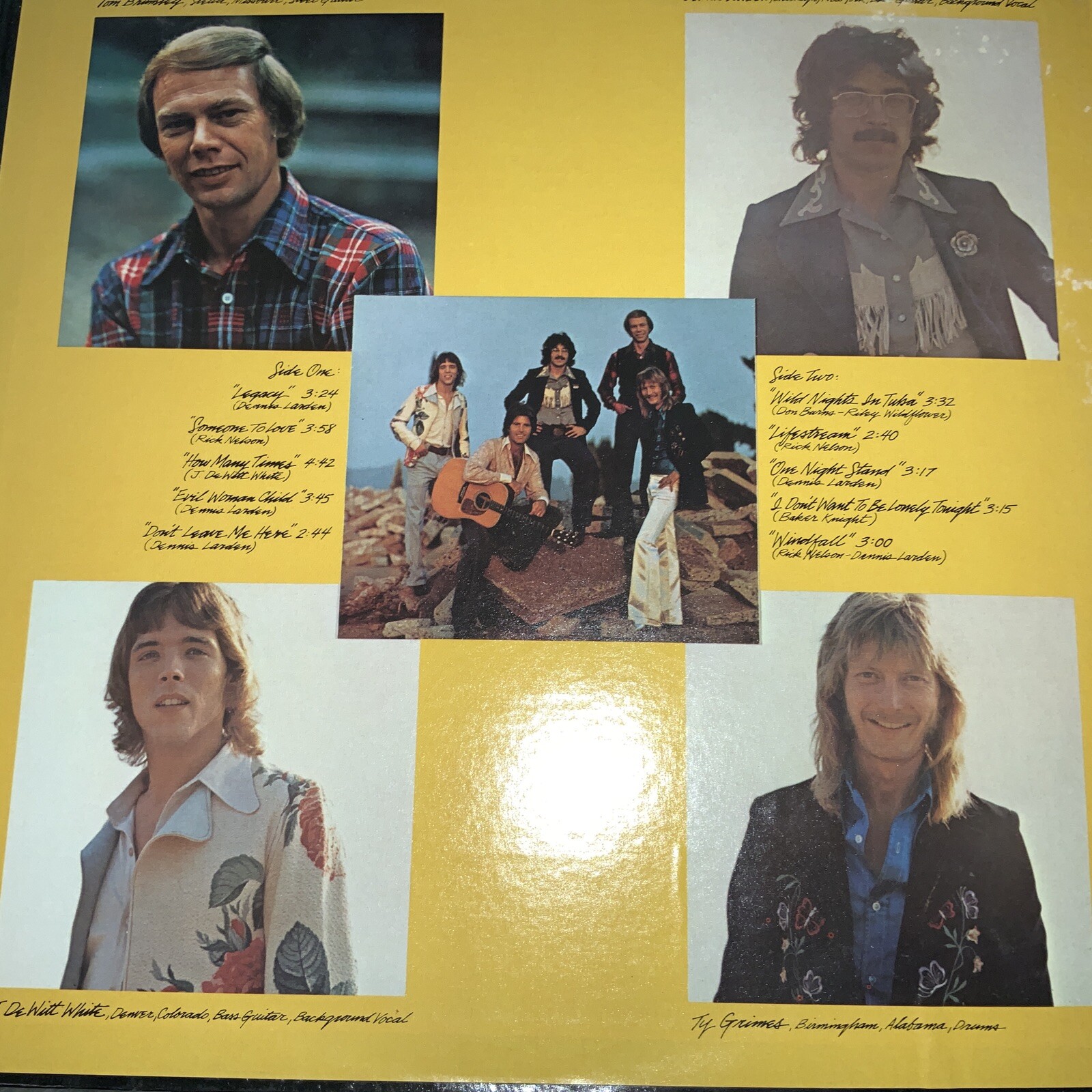 Rick Nelson & The Stone Canyon Band Windfall LP Record MCA Records 1974 MCA-383