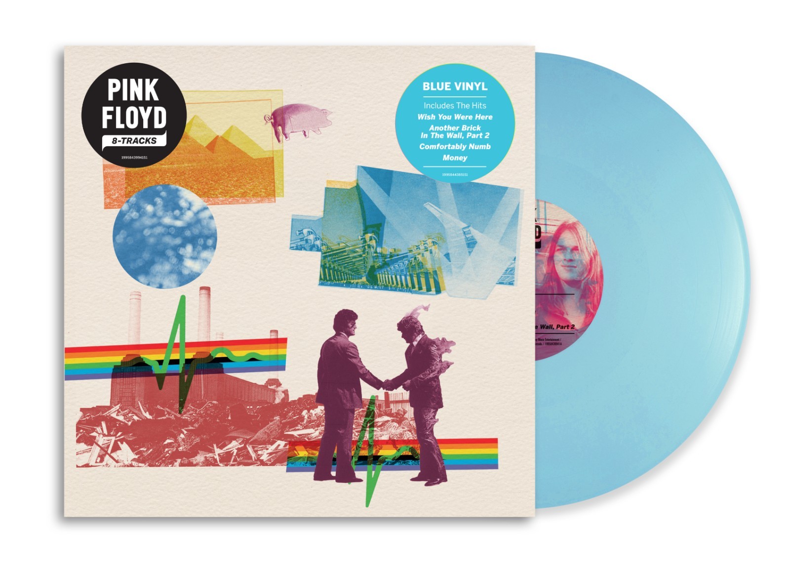 Pink Floyd 8-Tracks Limited Edition Blue Vinyl LP 12″ Inch Album New Sealed