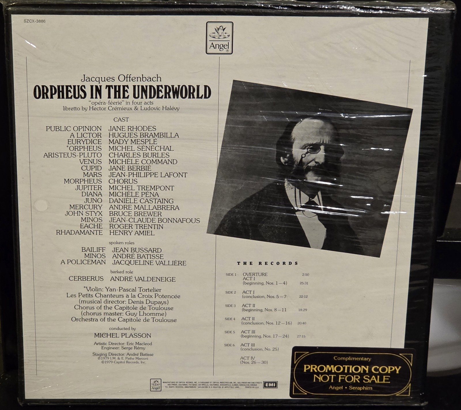 OFFENBACH ORPHEUS IN THE UNDERWORLD PLASSON SZCX-3886 Box Set Sealed Old Stock