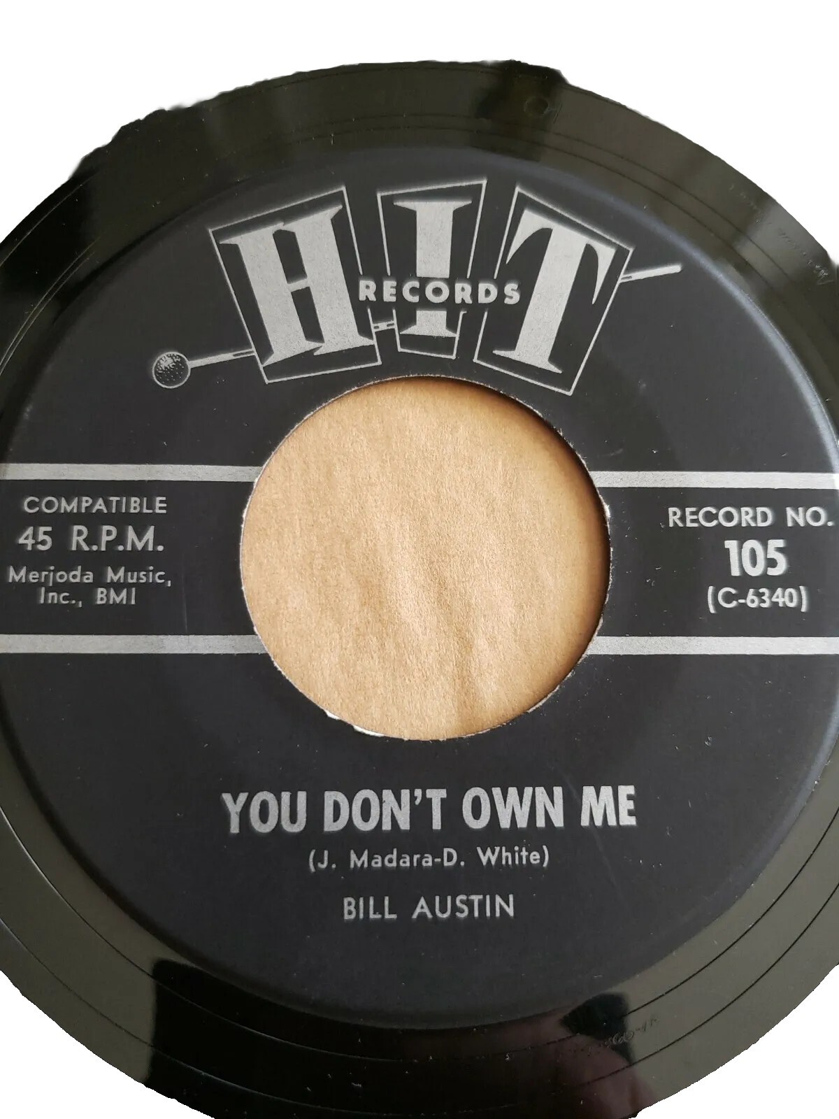 Harvey Frolic Talking About My Baby/Bill Austin You Don’t Own Me 1964 Hit 105