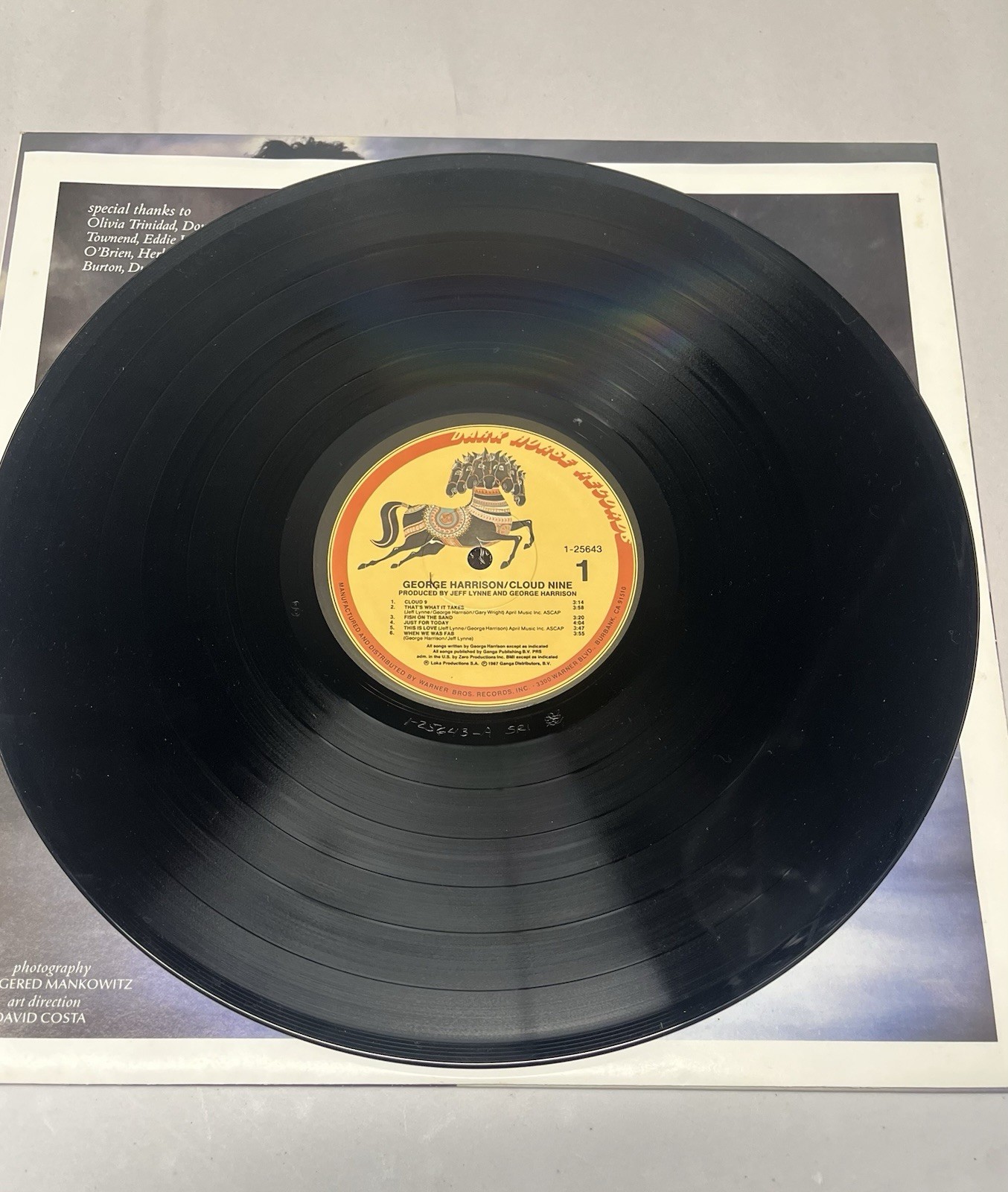 George Harrison Cloud Nine Vinyl LP Record