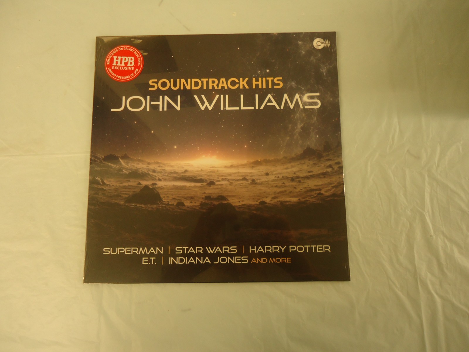 John Williams Soundtrack Hits LP (2024) NEW Blue Vinyl Shrink Wrap Tear