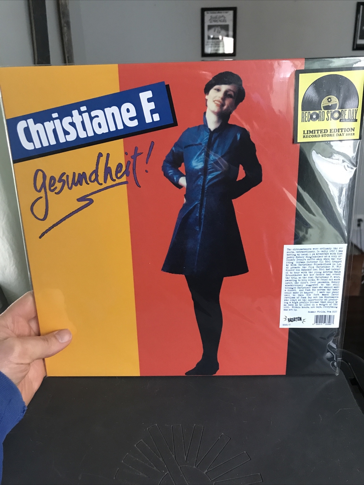 Gesundheit! Christiane F RSD LP Vinyl Industrial Avantgard snyth electronic RARE
