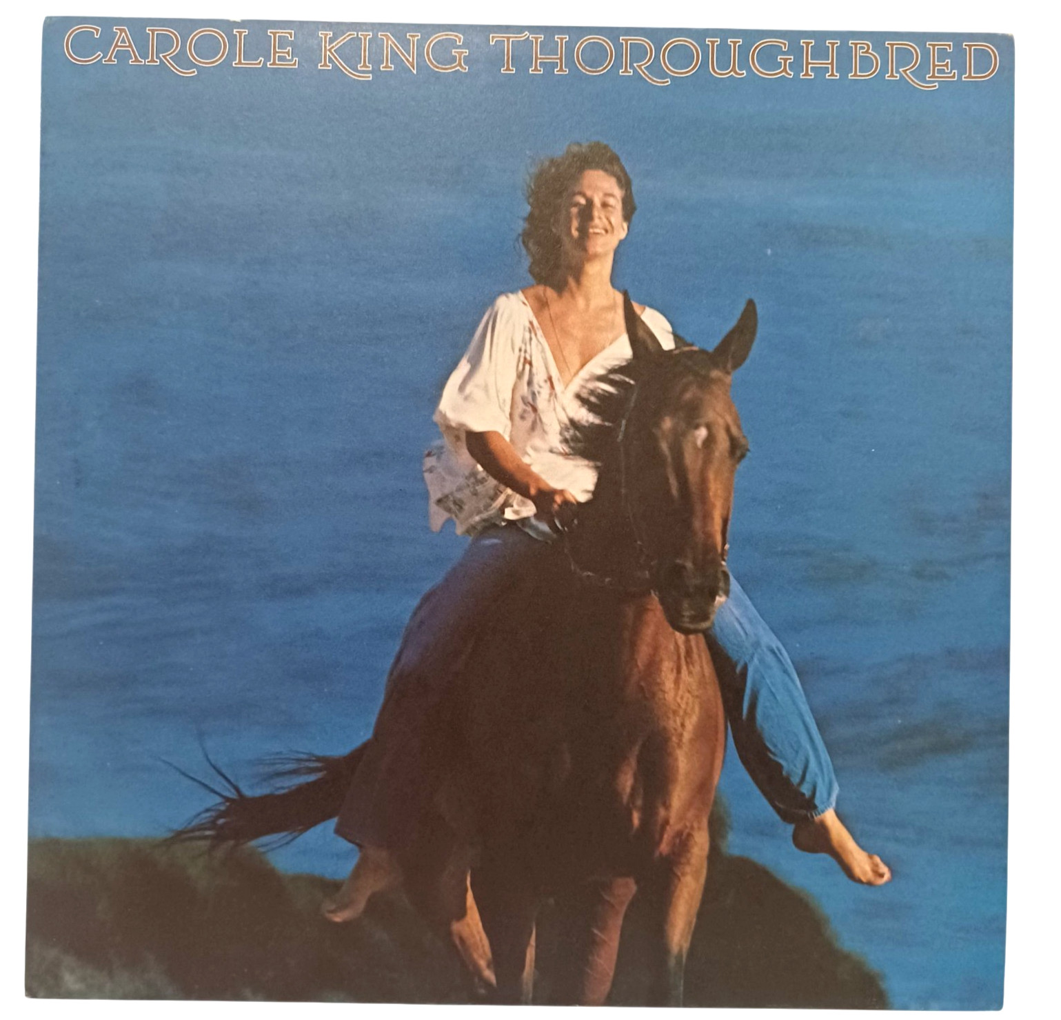 CAROLE KING Thoroughbred LP Vinyl Record 1975 Ode Record VG+/VG+ w Lyric Sleeve