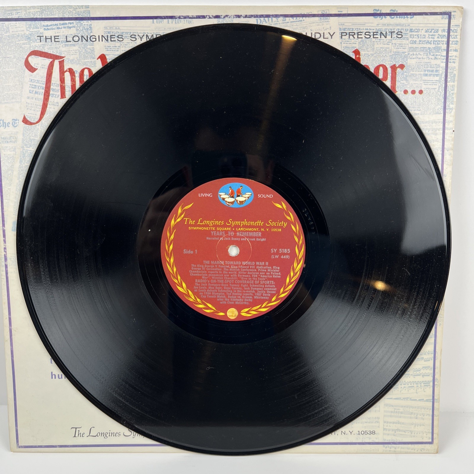The Years To Remember – Frank Knight – Longines Symphonette Society Vinyl Record