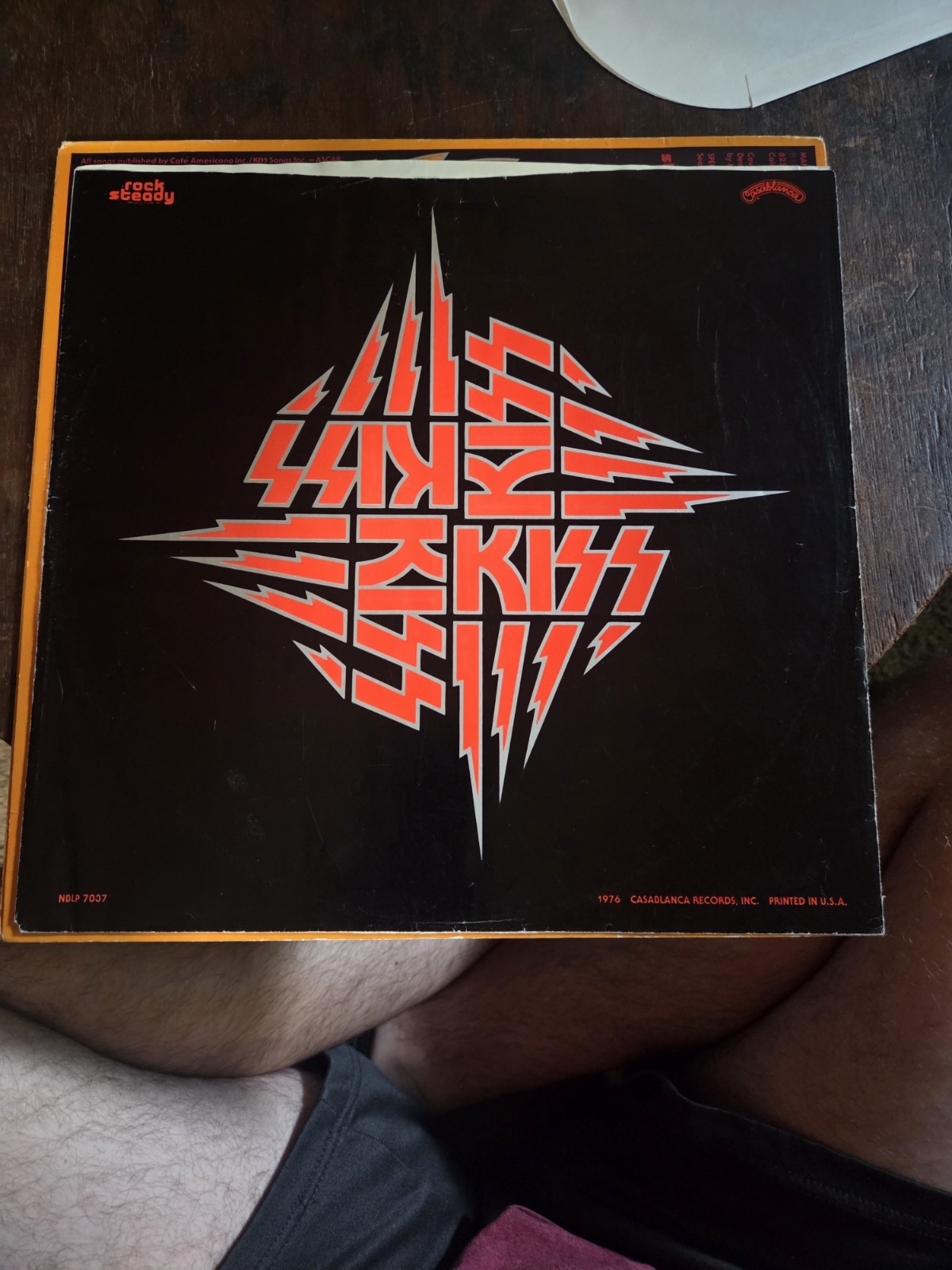 Kiss – Rock And Roll Over First US Pressing 1976 Vinyl LP M/VG