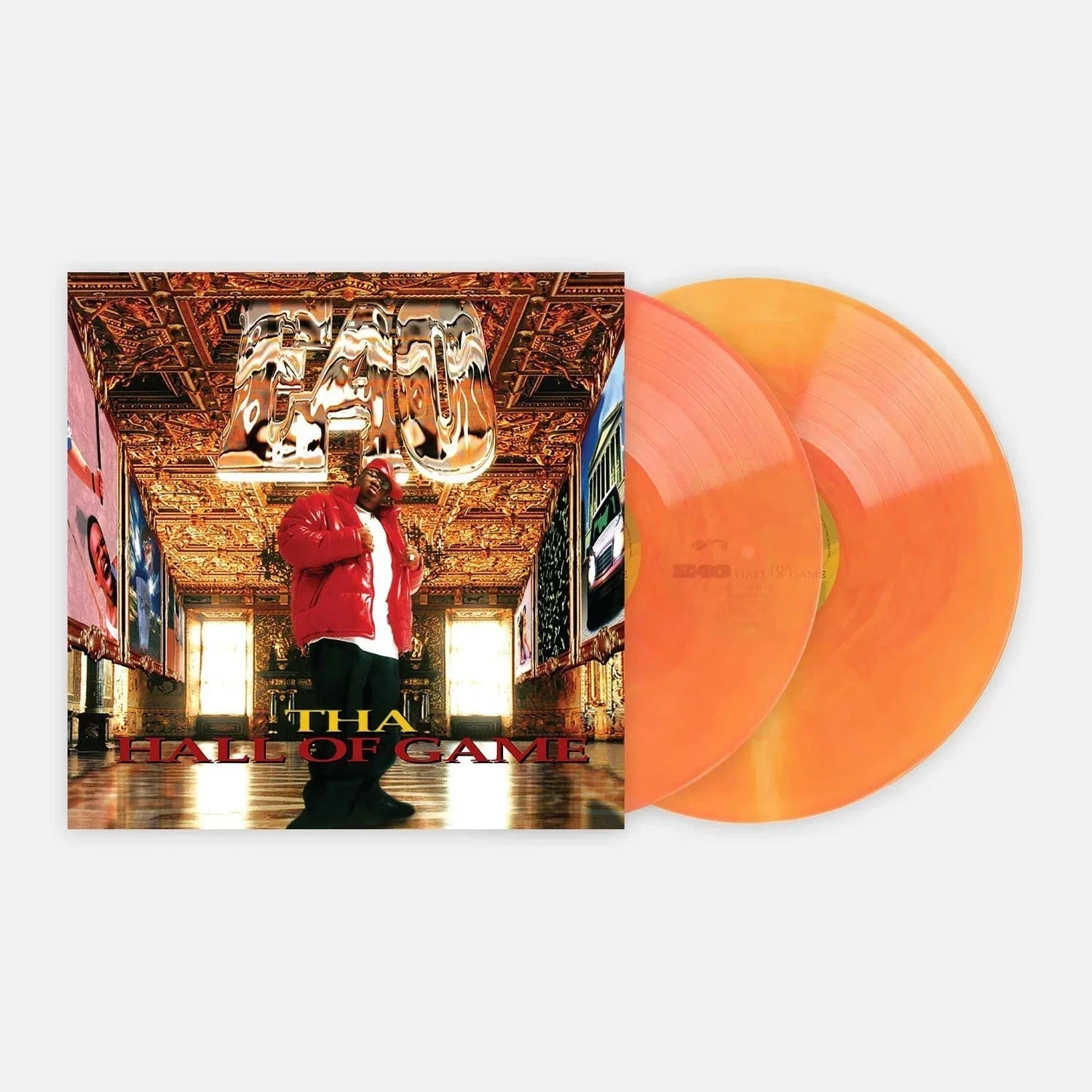 E-40 – THA HALL OF GAME **Red Galaxy Color Vinyl** 2 LP **New** 2PAC