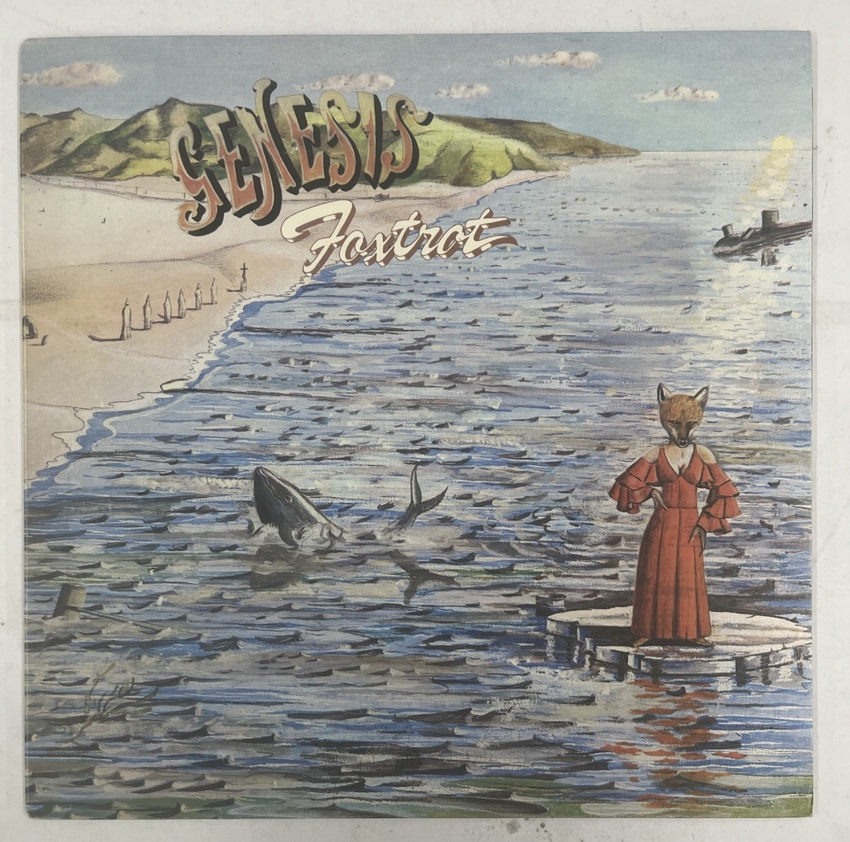 Genesis- Foxtrot LP 1972 Red Spine Text