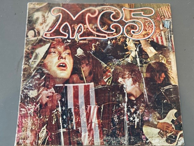 MC5 Kick Out The Jams LP Record 2nd Issue Red Elektra 1969 Censored Good Copy
