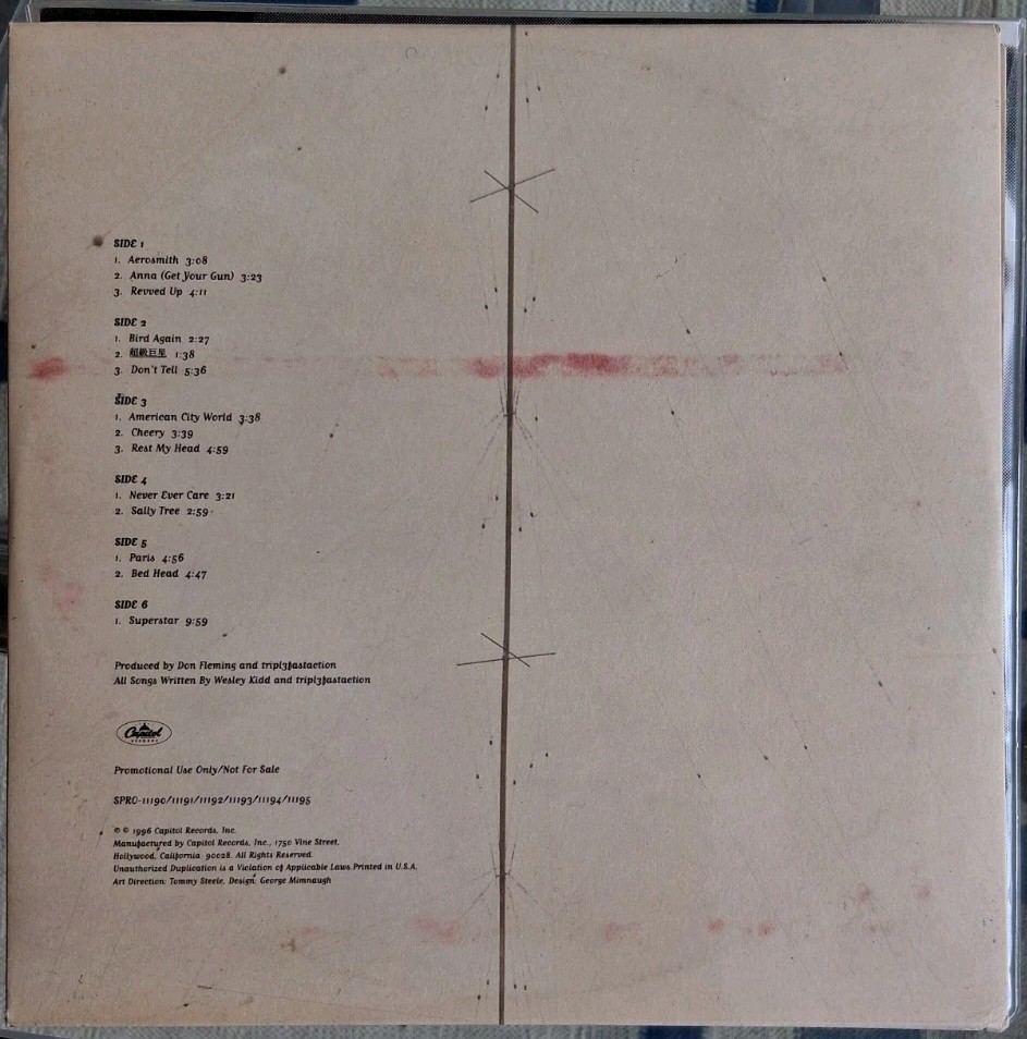 🎸 Tripl3fastaction – Broadcaster PROMO Triple 10″ Vinyl LP 1996 Capitol Emo Alt