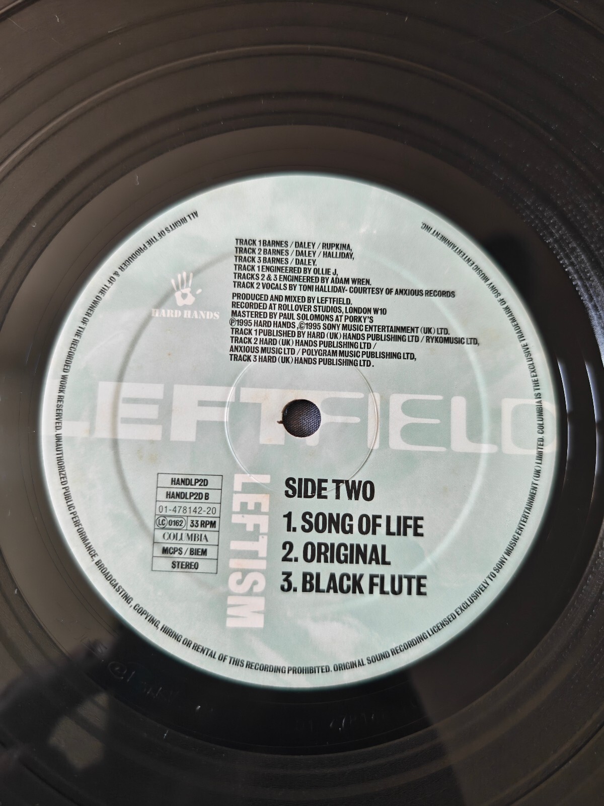 Leftfield – Leftism – 2LP Album, Gatefold, Stereo – UK 1995