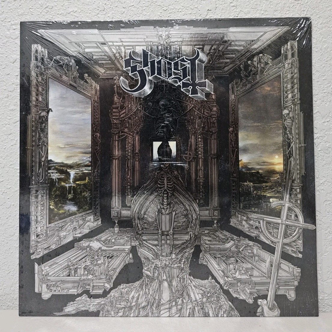 Ghost Band Skeleta Tour Exclusive Tri Color Grey Purple Black Vinyl Record /2000