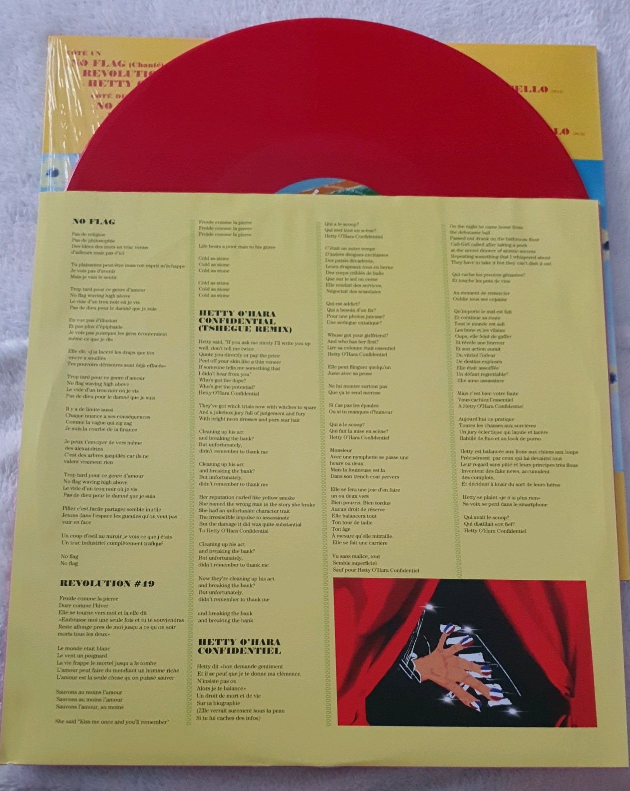 Costello Elvis La Face De Pendule Rsd 21 (Vinyl) Red EP