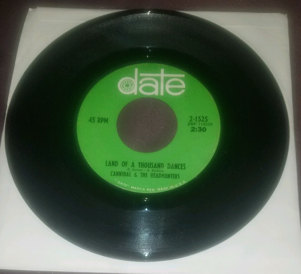 Cannibal & the Headhunters 45 Land of a Thousand Dances / Love Bird Date vg