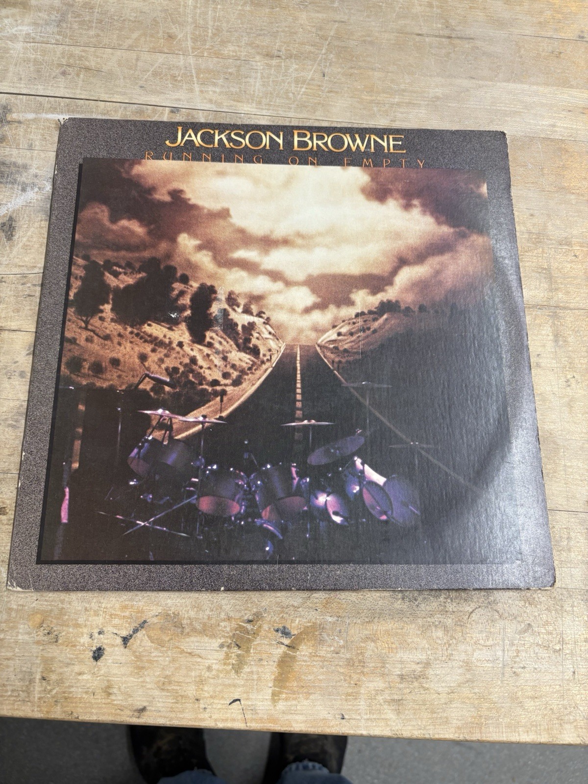 Jackson Browne Running On Empty 1977 Asylum 6E-113 LP 12″ 33RPM w Insert