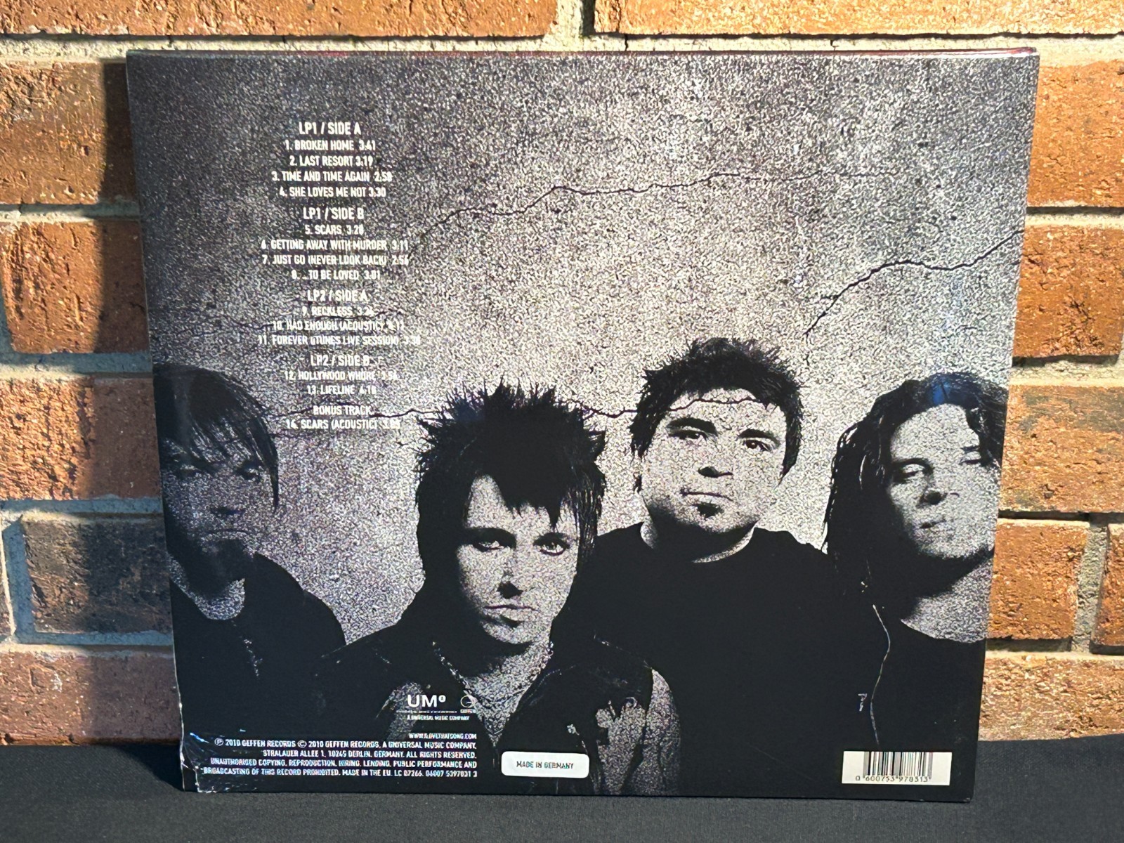 PAPA ROACH – To Be Loved The Best Of, Ltd Import 2LP SPLATTER VINYL Gatefold New