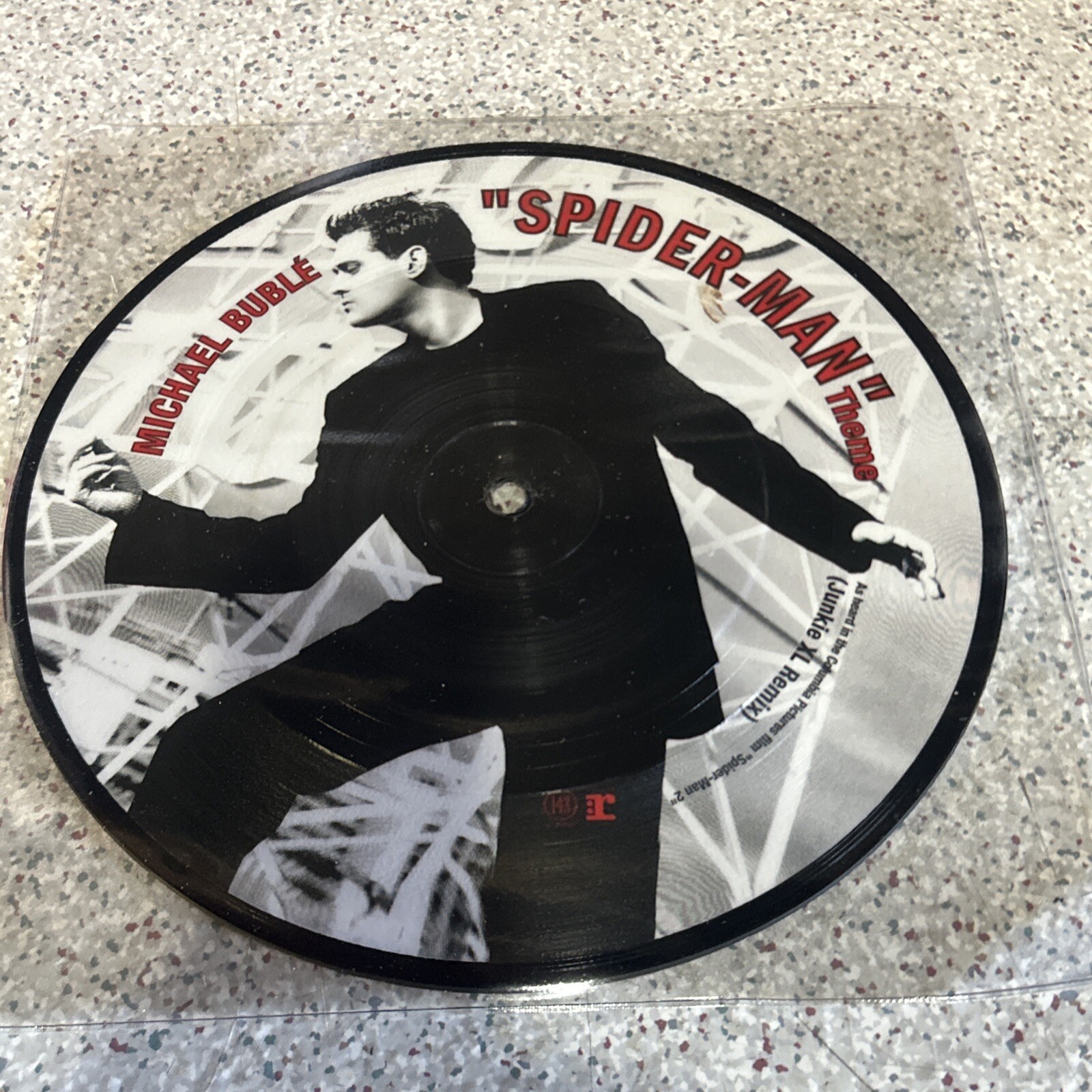 MICHAEL BUBLE Spider-Man (2004 US 2-track promotional-only 7″ vinyl PICTURE DISC