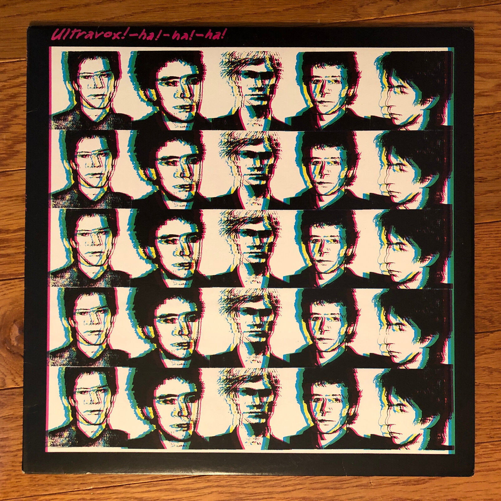 Ultravox – Ha! Ha! Ha! LP Island ILPS 9505 1977 HUK Ha 1st Pressing w Insert VG+