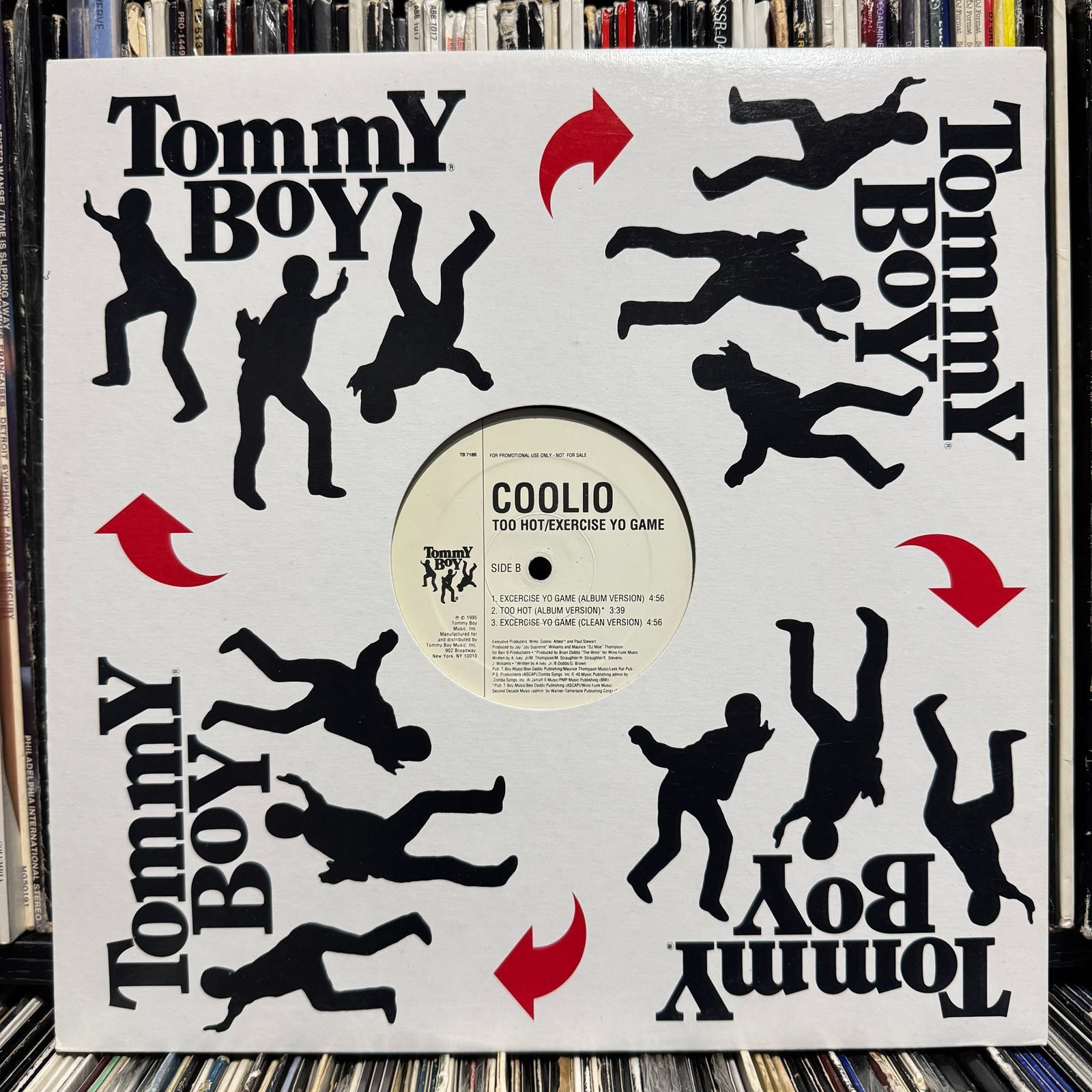 COOLIO – TOO HOT / EXERCISE YO GAME (12″) 1995!!! RARE!!! GANGSTA’S PARADISE