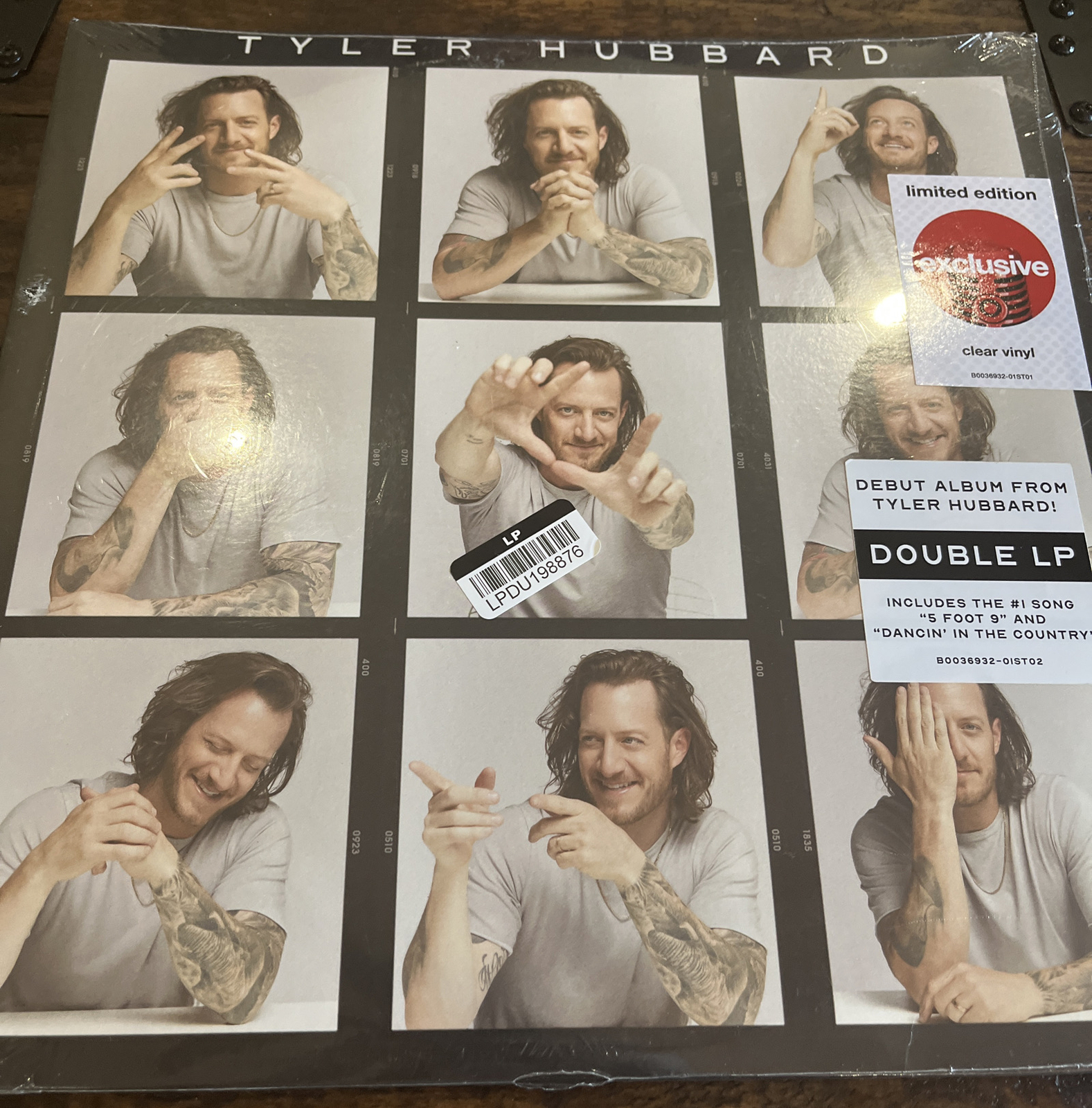 Tyler Hubbard – Tyler Hubbard (Vinyl) Target Exclusive Clear, New, Double LP