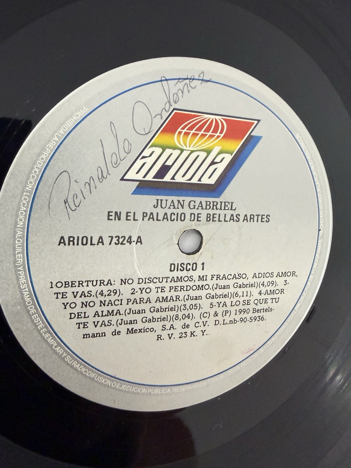 JUAN GABRIEL “ EN EL PALACIO DE BELLAS ARTES “ / VG+VINYLS/2 LP SET/LEA !!