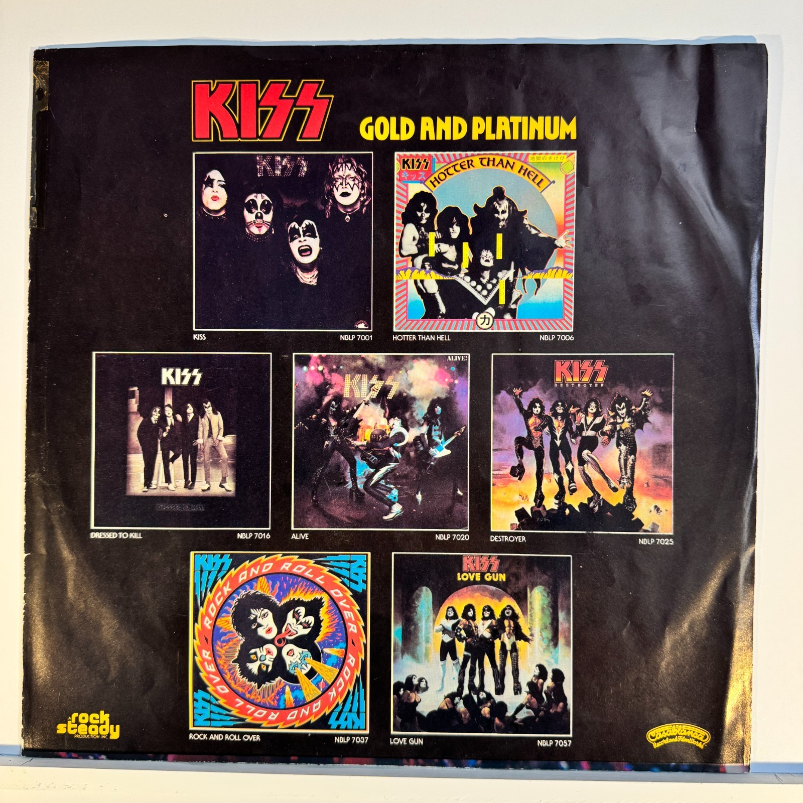 KISS Alive II 1977 Keel Pressing 2LP Gatefold Vinyl LP NBLP 7076-2 VG+/VG