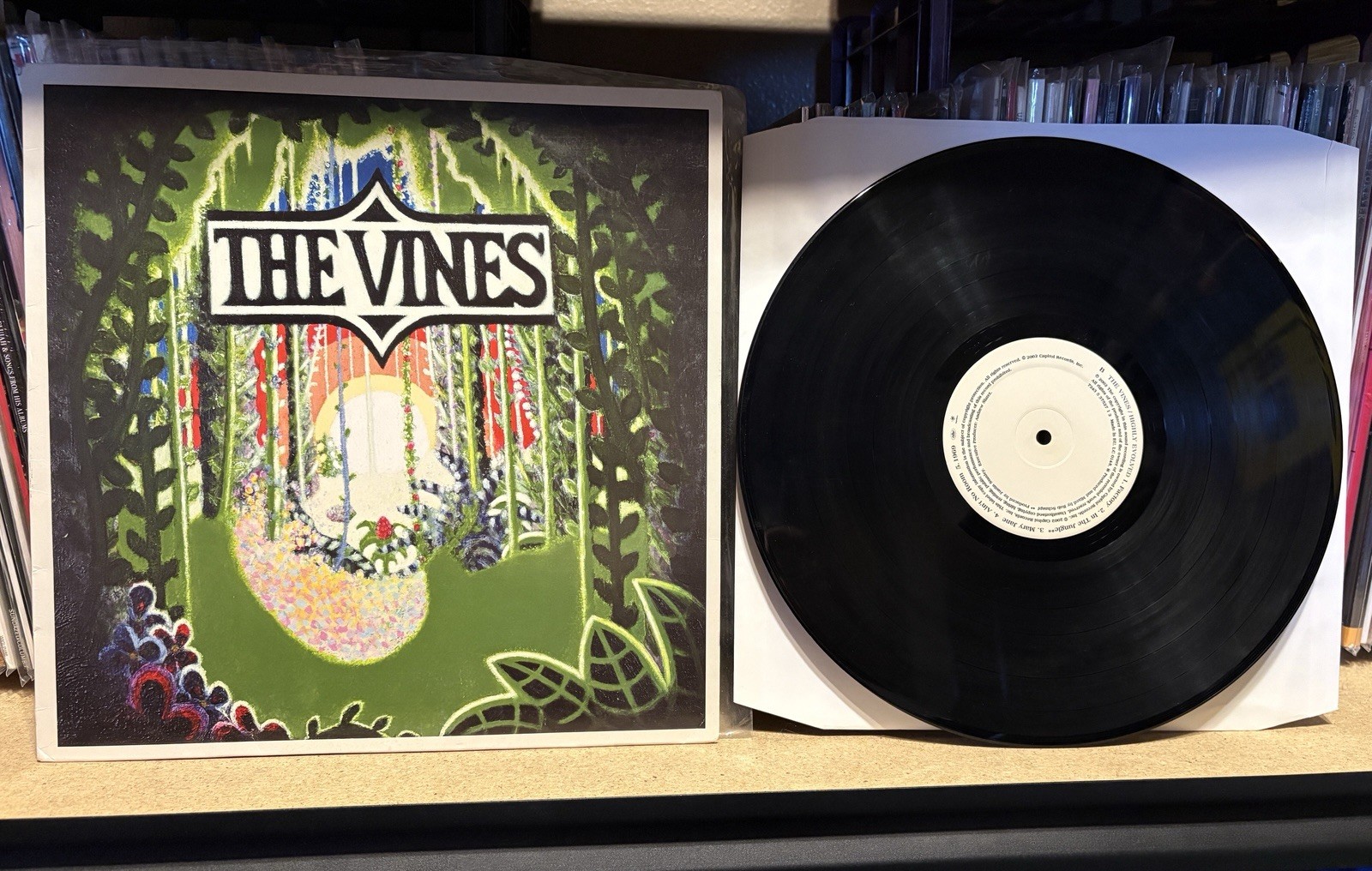 THE VINES Highly Evolved 2002 Vinyl LP EU Original Pressing Capitol Records VG