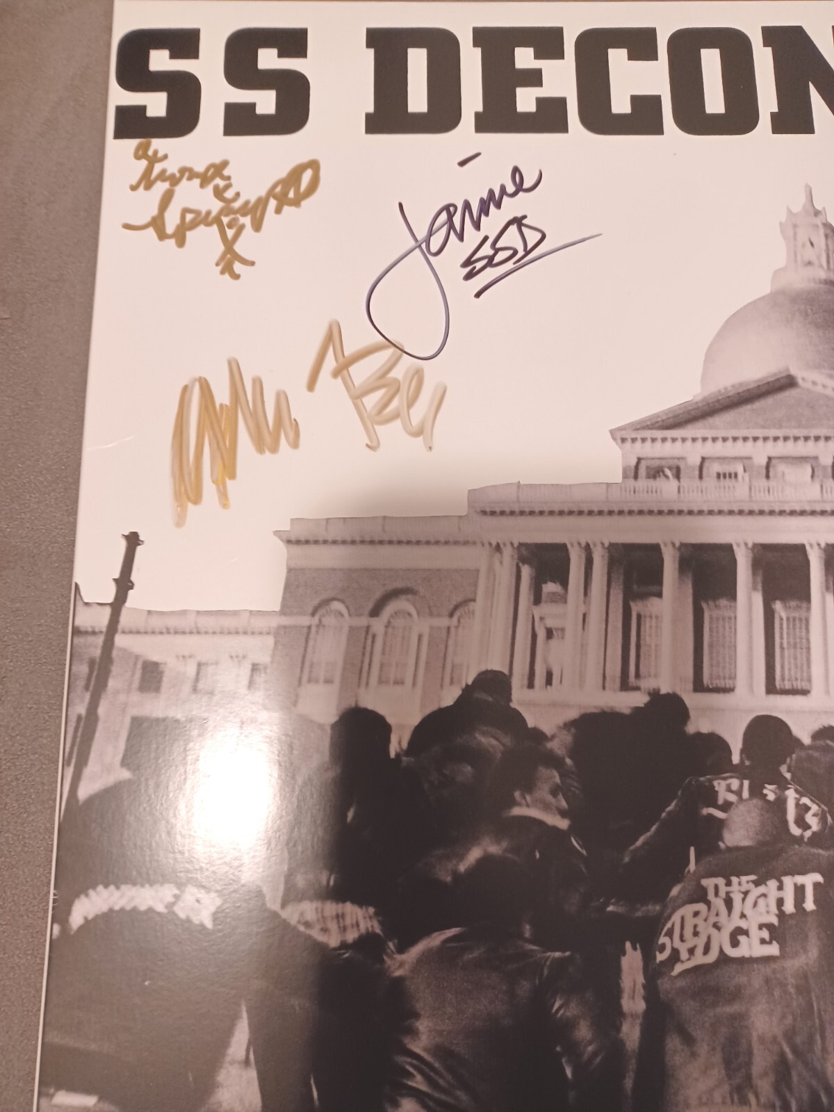 SIGNED COPY SSD – SS Decontrol The Kids Will Have Their Say LP White Reissue