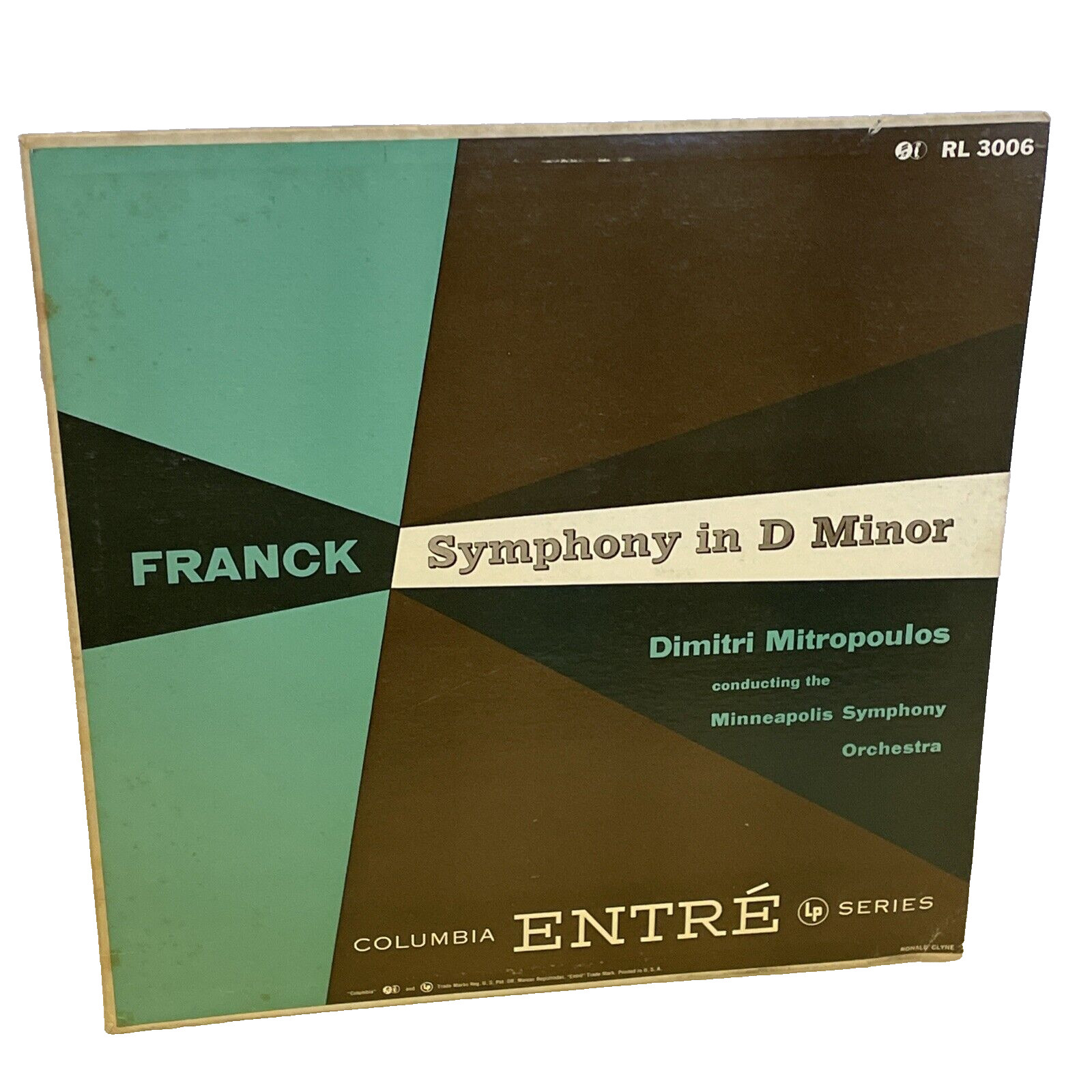 Franck: Symphony In D Minor (Vinyl, 1952) Columbia RL 3006 VG LP Record Album