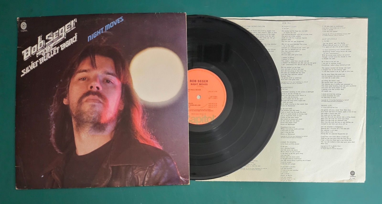 Bob Seger & The Silver Bullet Band Night Moves LP Record VG+